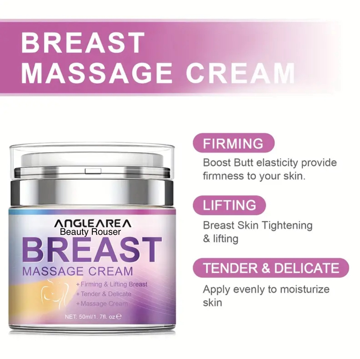 Breast Massage Cream Firming and lifting cream for tender and delicate skin