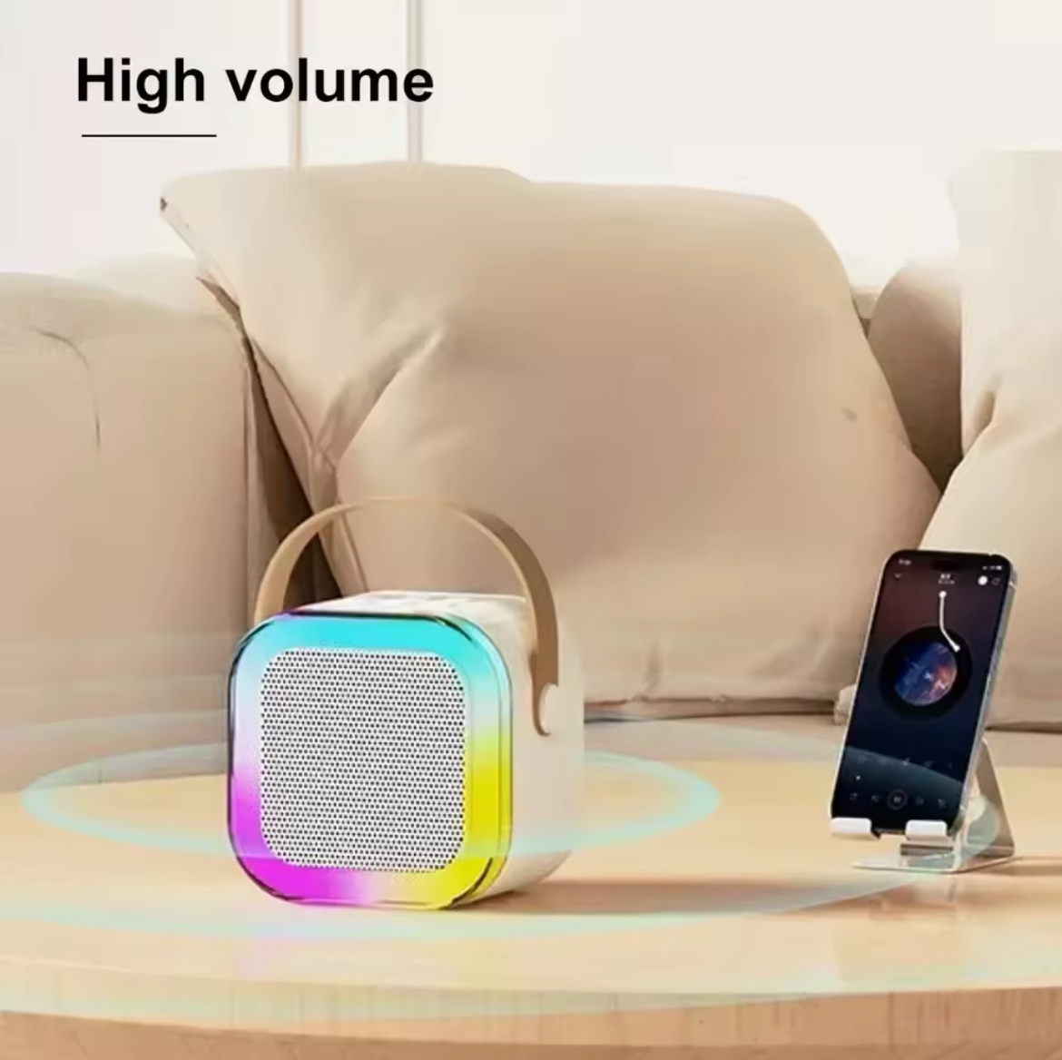 Portable Bluetooth Speaker with Microphone