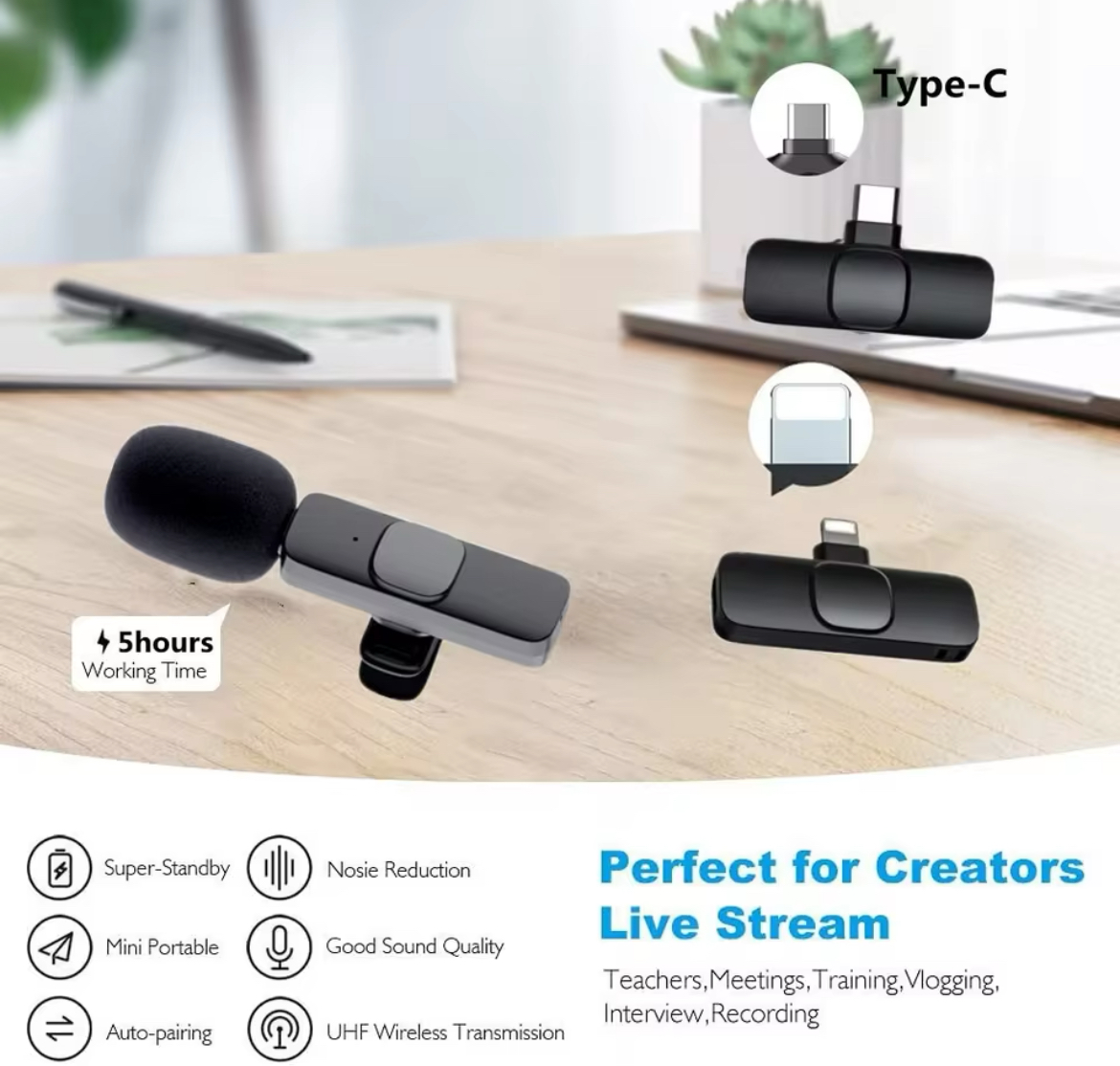 Wireless Lavalier Microphone