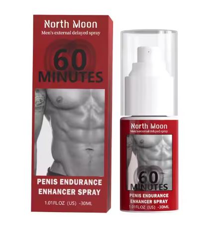 Men's external delayed spray