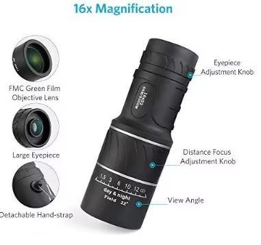 High-Power Monocular Telescope
