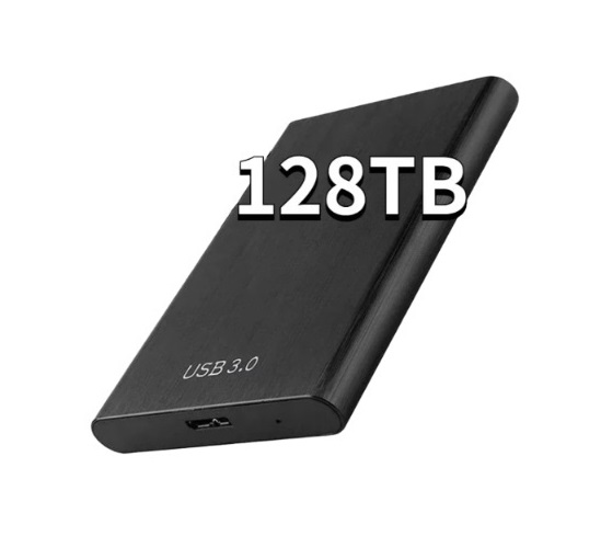 Portable External Hard Drive 128TB