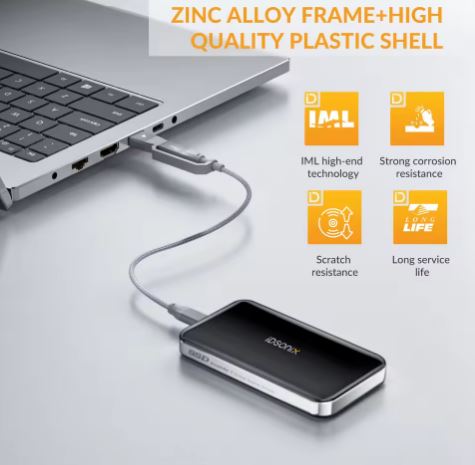 iDsonix External SSD Enclosure 500GB