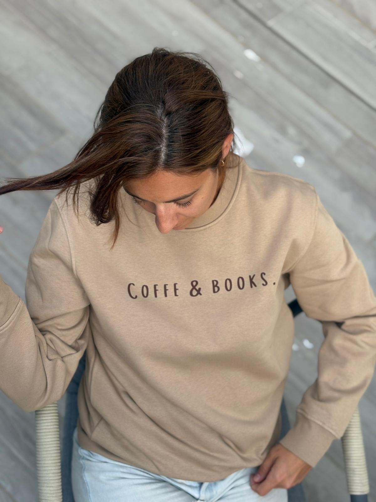 Sudadera Coffee & Books