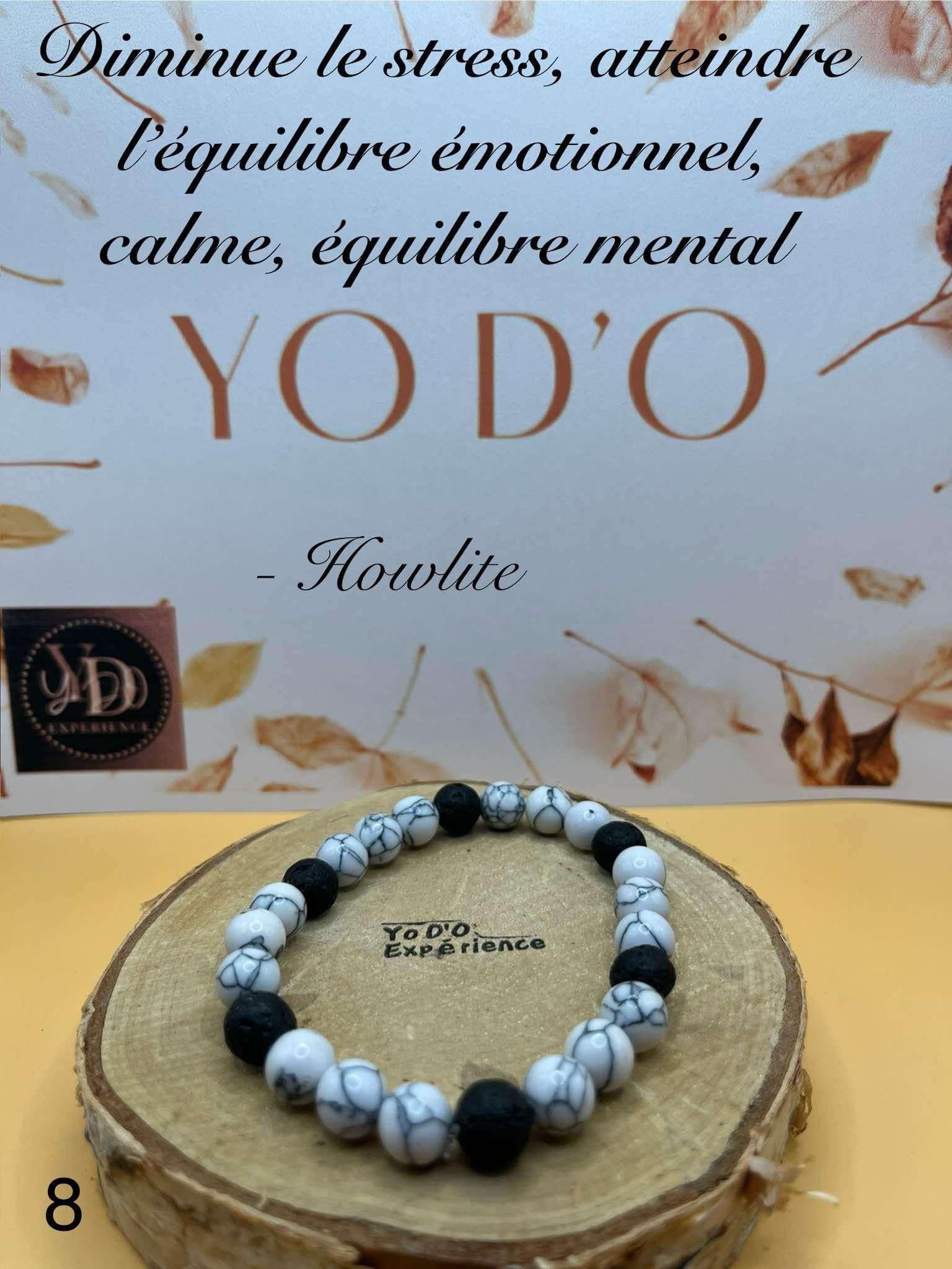 Bracelet en howlite (8)