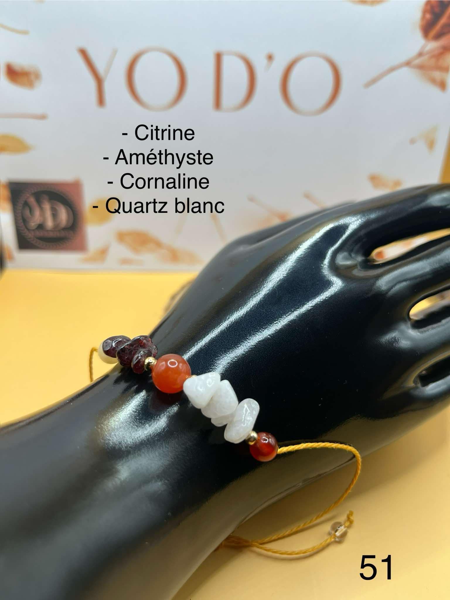 Bracelet de pierres naturelles (51)