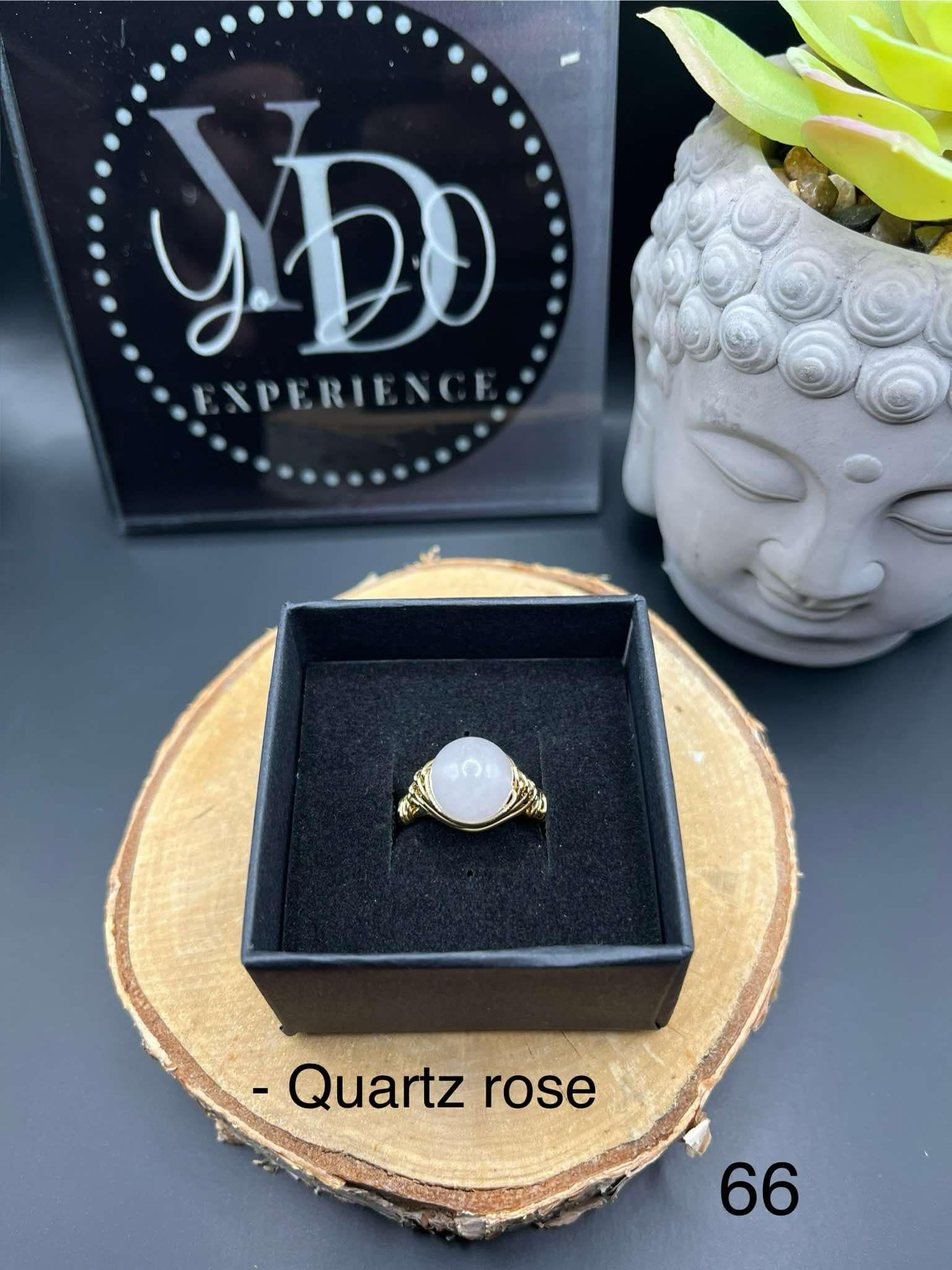 Bague en quartz rose (66)