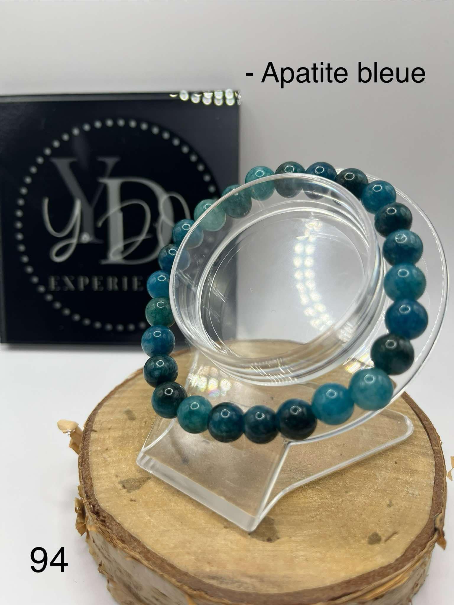 Bracelet en apatite bleue (94)