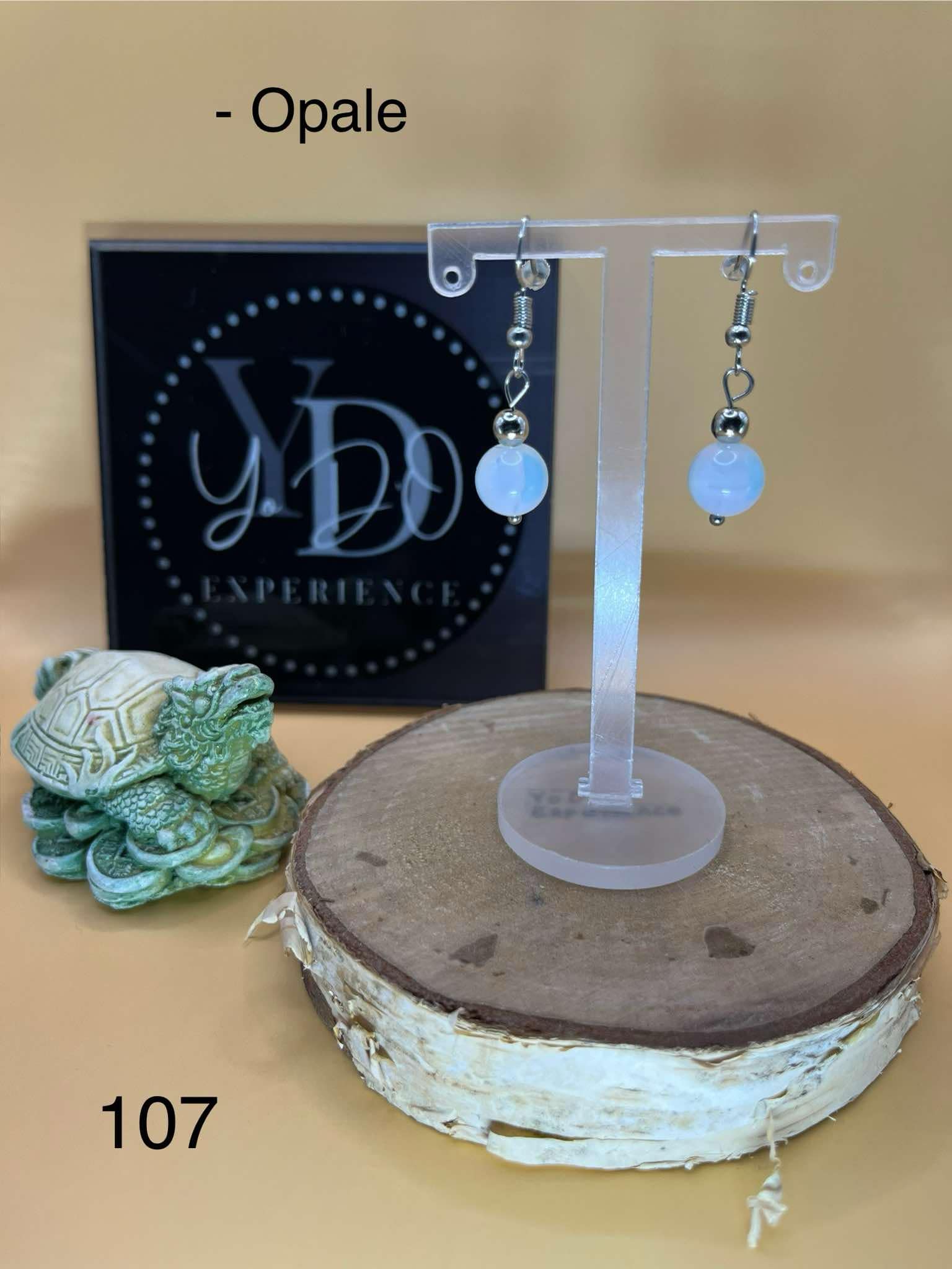 Boucles d'oreilles en Opale (107)