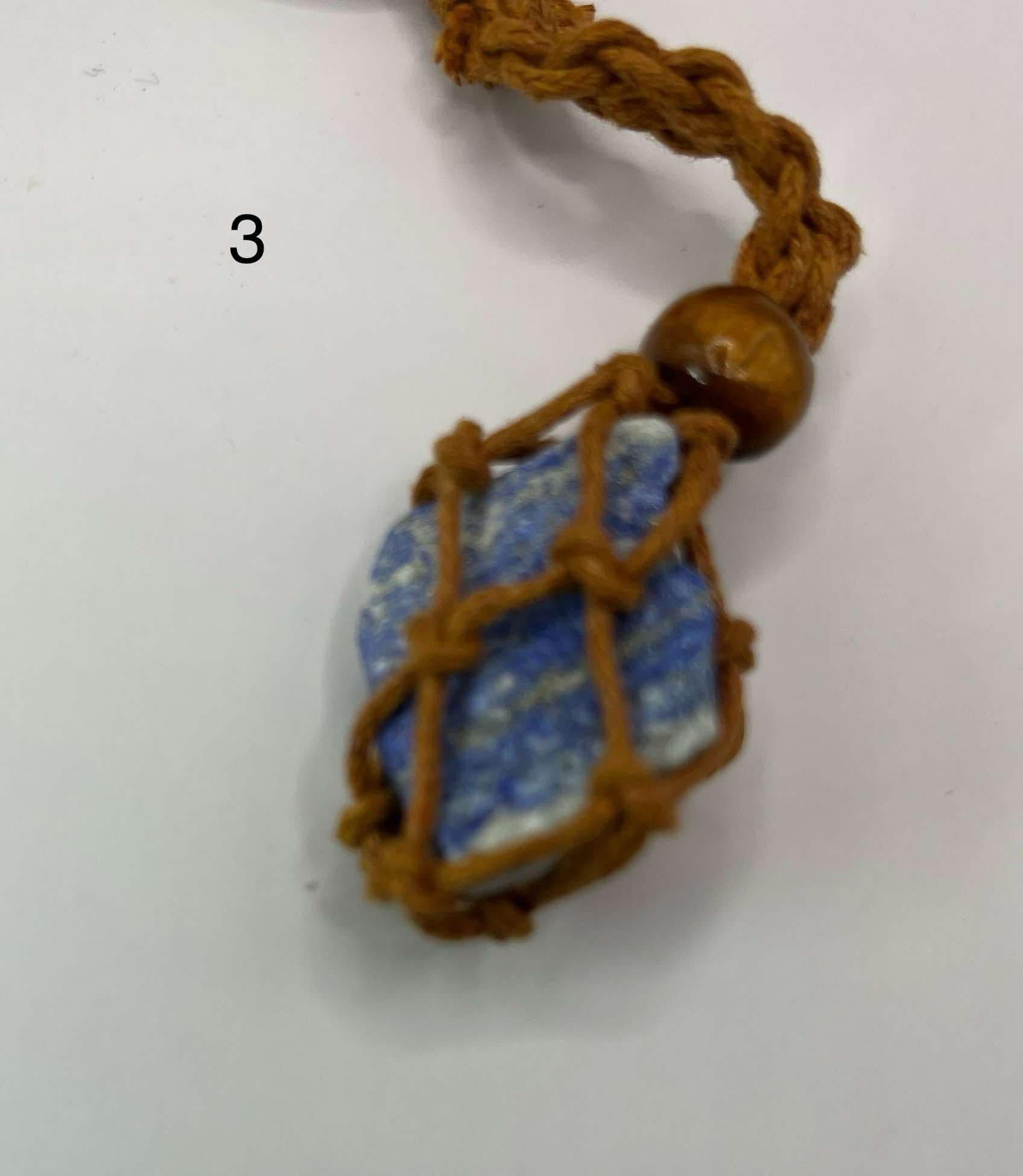 Pendentif pour chien en Lapis Lazuli (3)