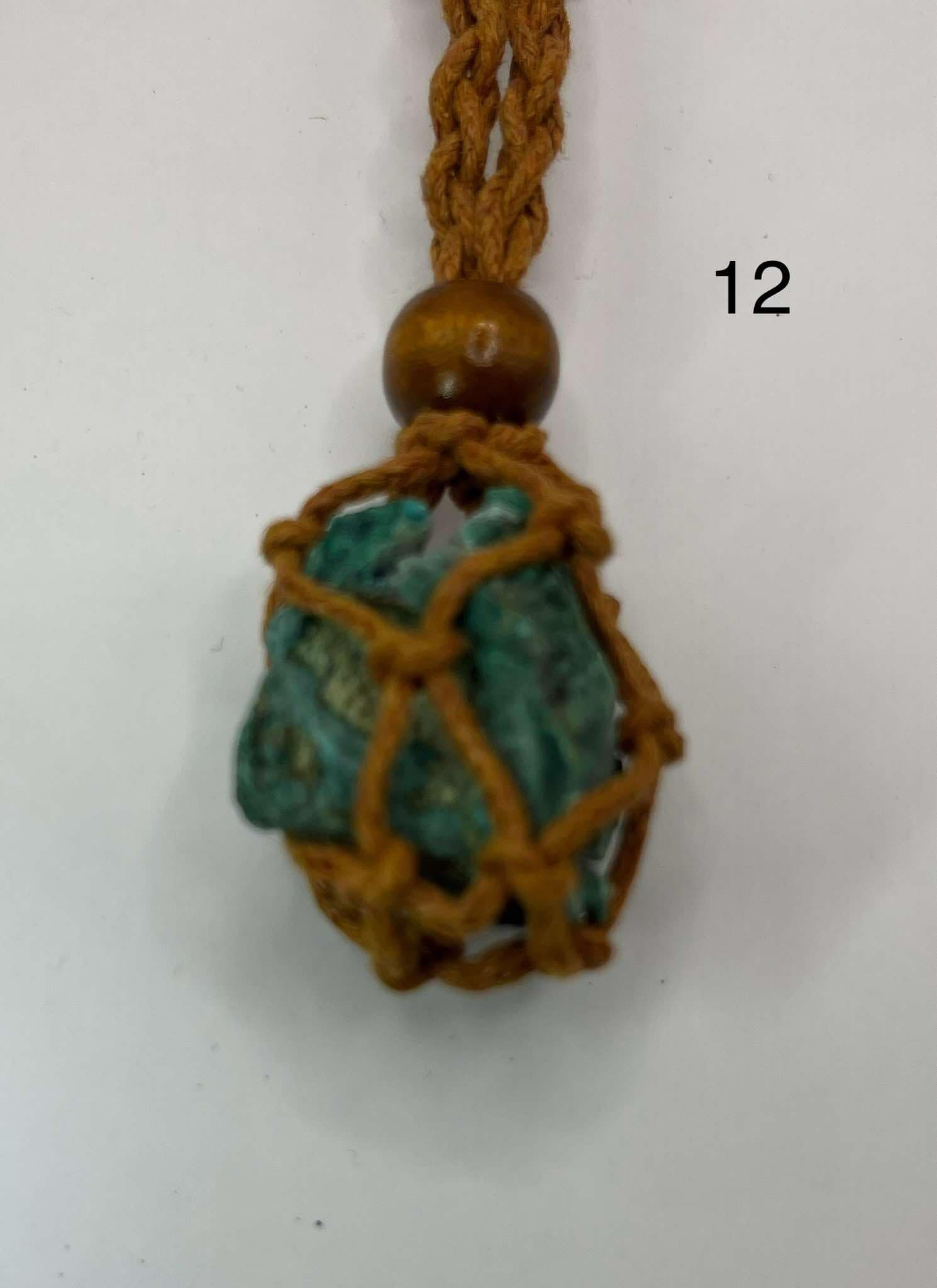 Pendentif pour chien en Malachite (12)