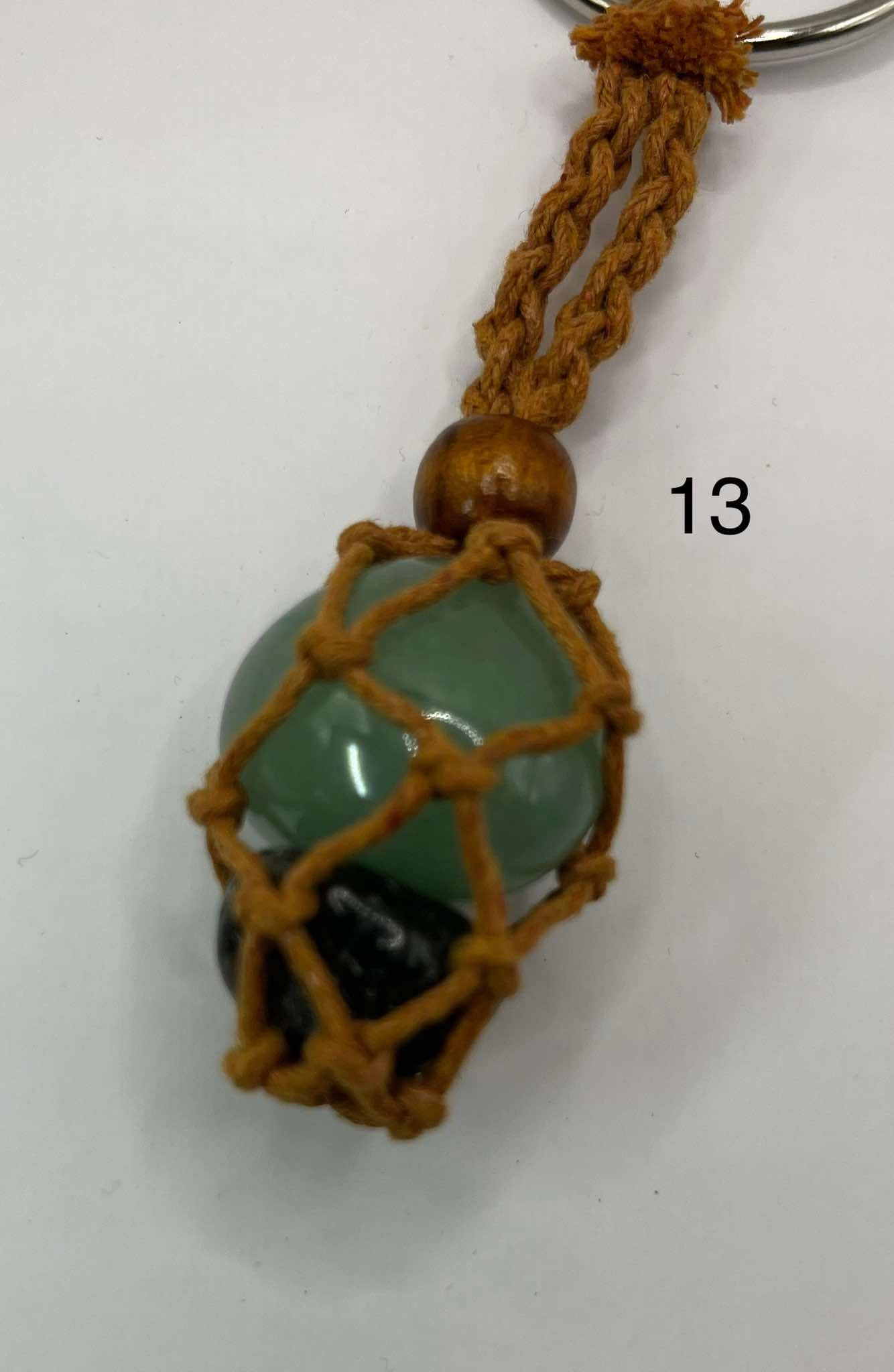 Pendentif pour chien en Aventurine, Labradorite (13)