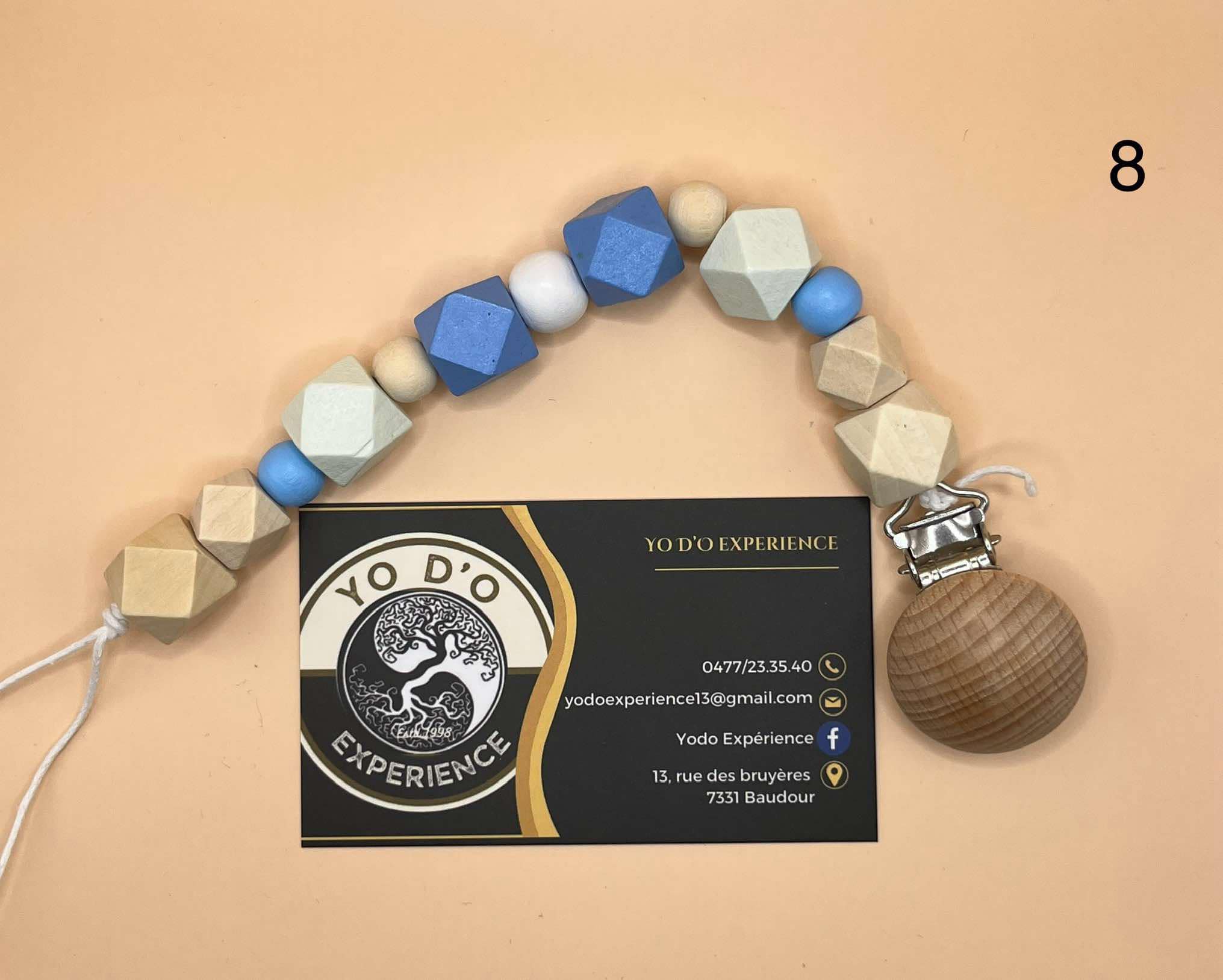 ATTACHE TÉTINE GROSSES PERLES BOIS (8)