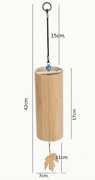 carillon à vent en bambou style "koshi" (acc6a, acc6b))