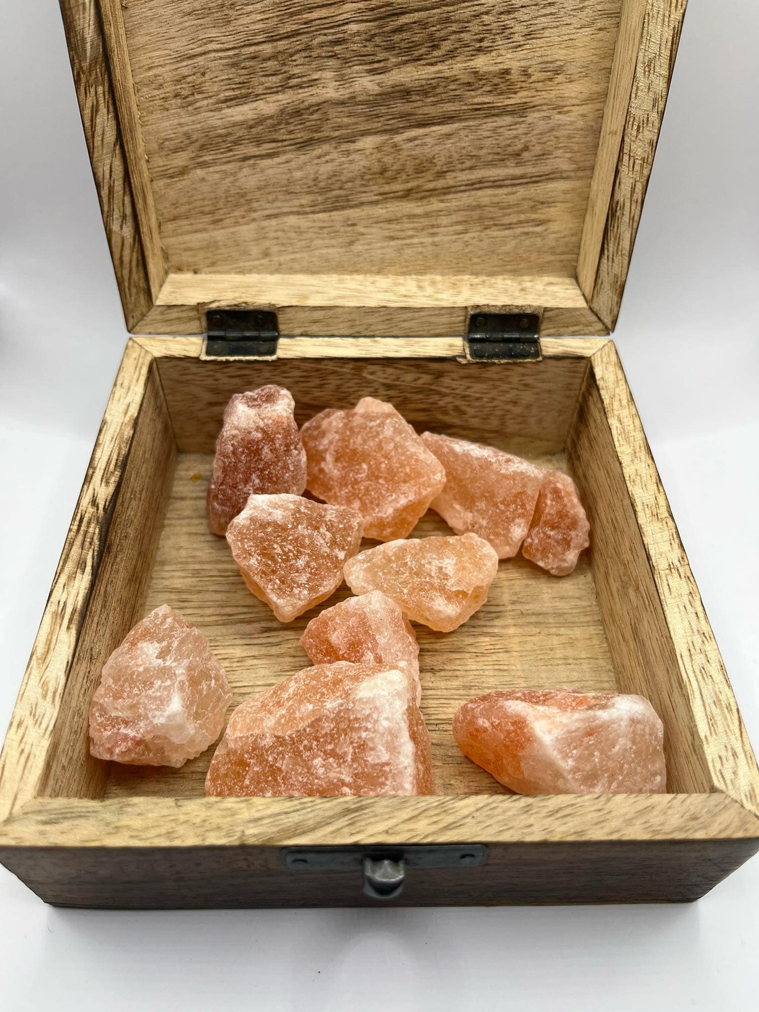 Pierre Brute de Sel de L'Himalaya avec coffret (acc8)