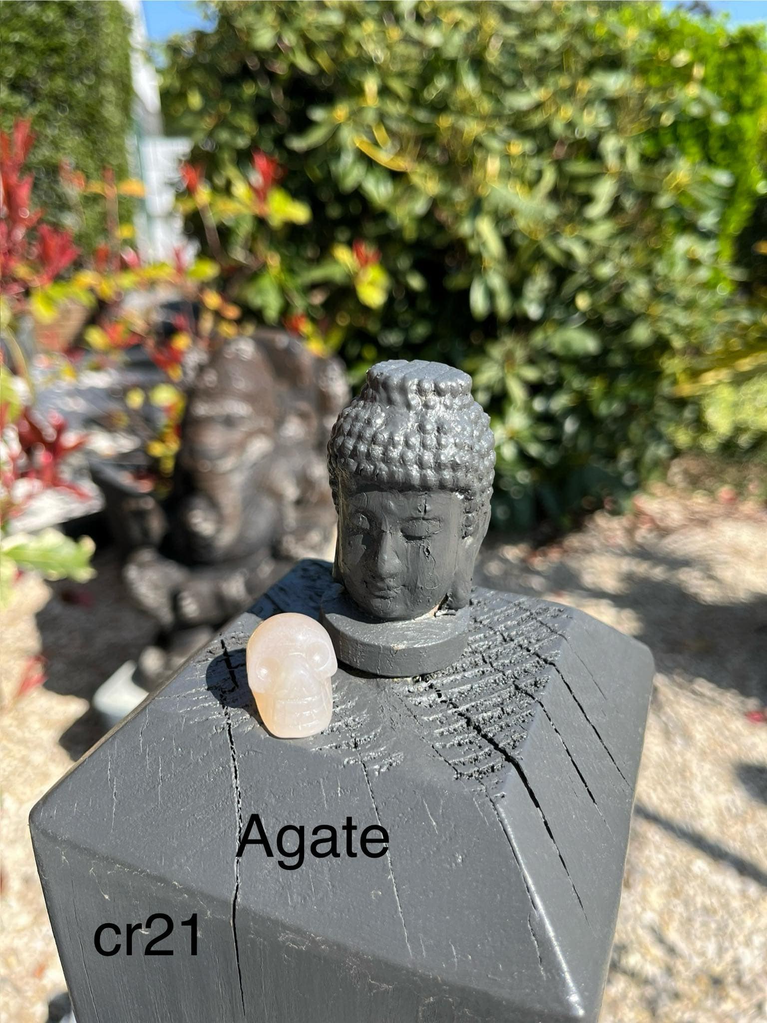 crâne en agate (cr21)