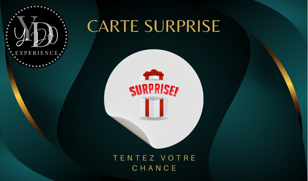 Carte surprise à gratter