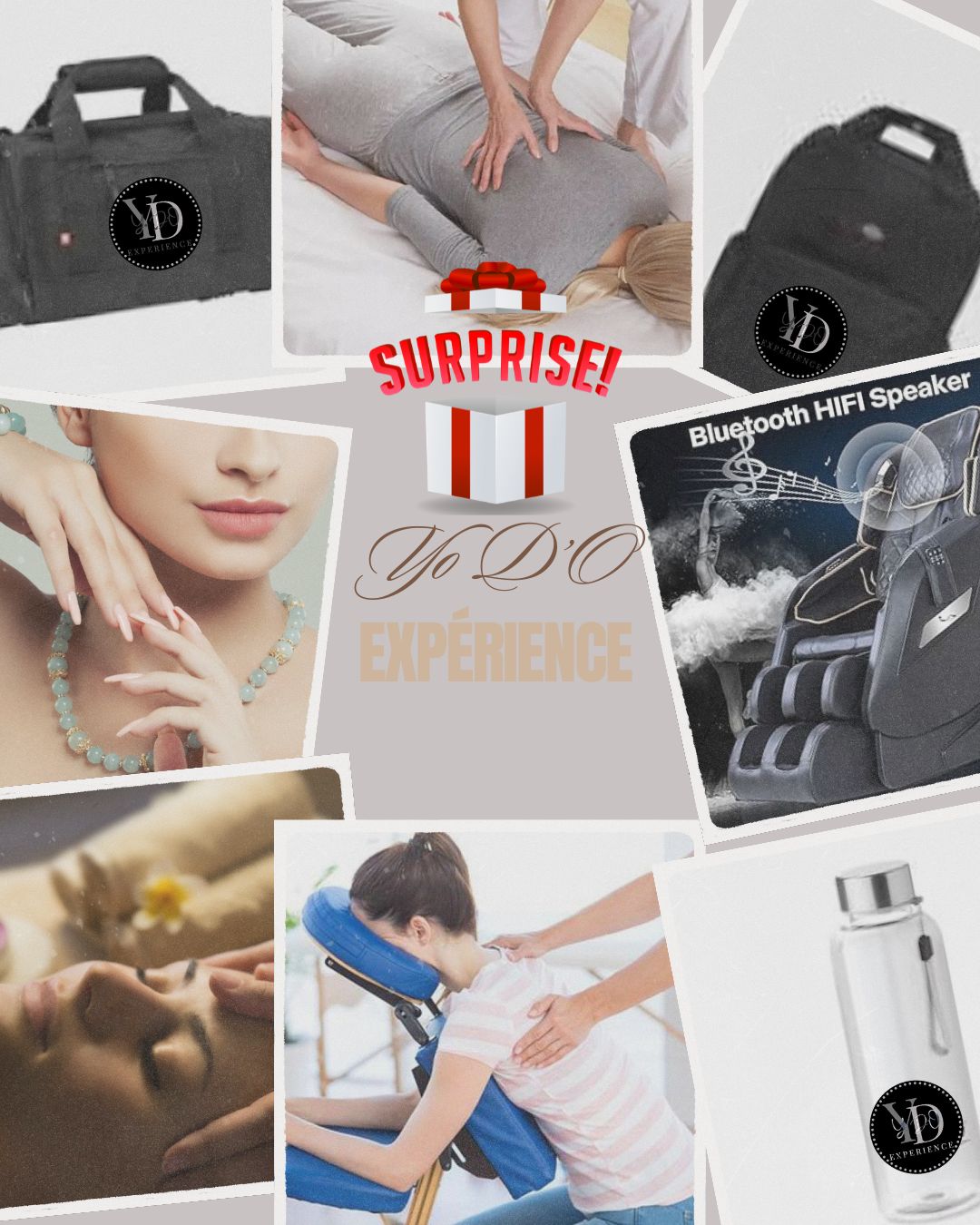 Carte surprise à gratter