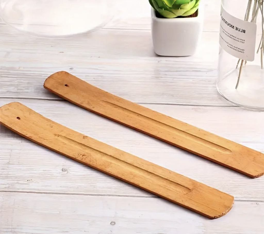 1 Porte-Encens en Bois de Pin Naturel - (acc 13)