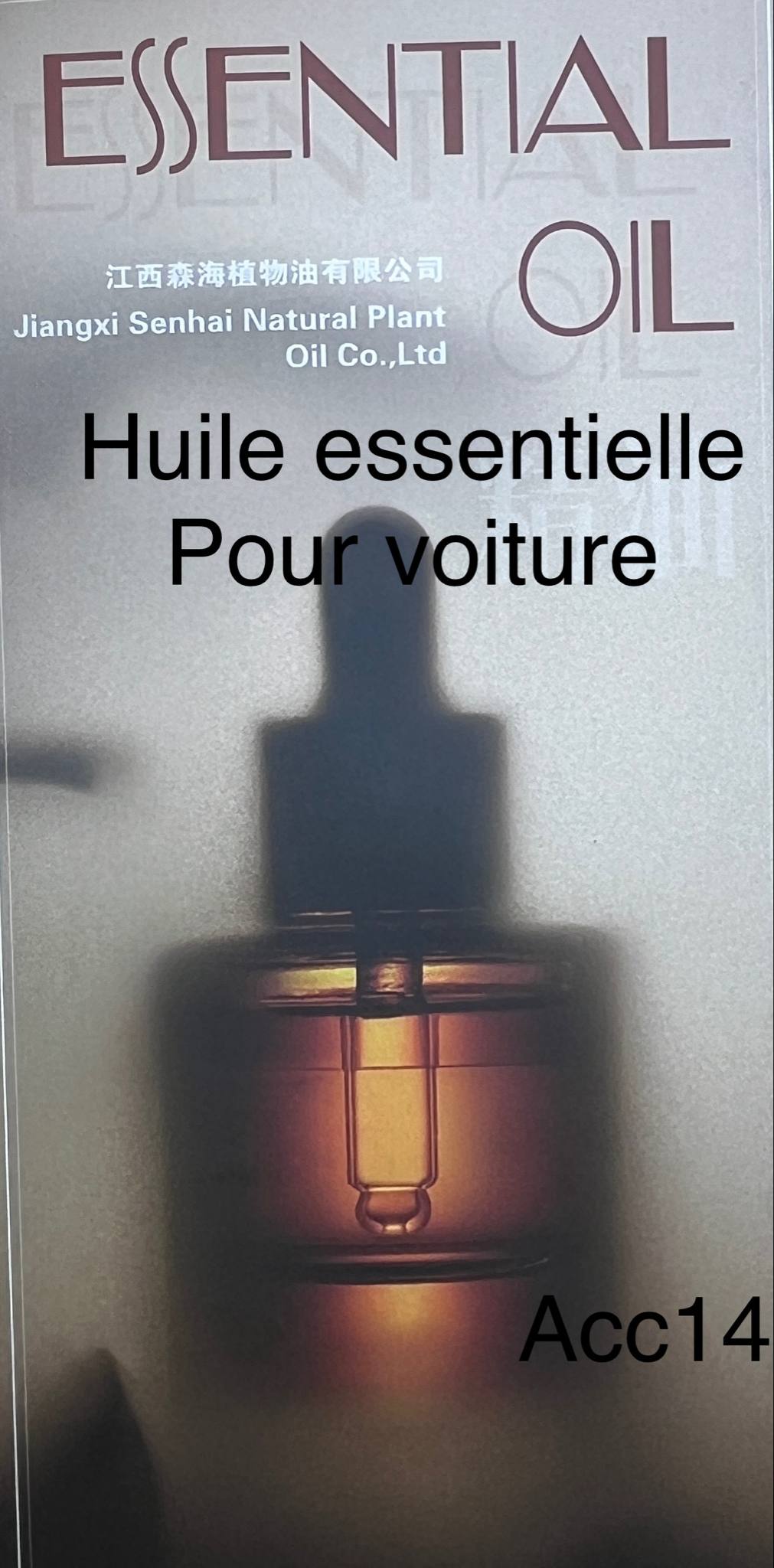 Huile essentielle pour voiture à suspendre (acc14)