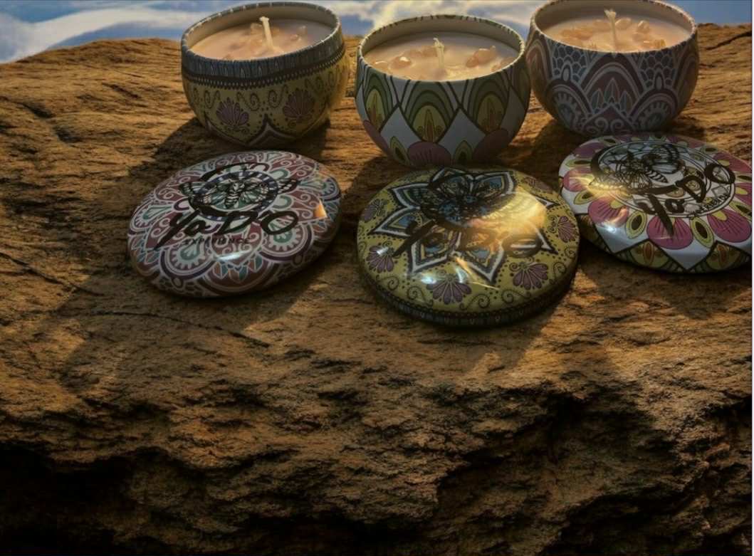Bougies artisanales guérison profonde, paix intérieur et amour (Boug1)