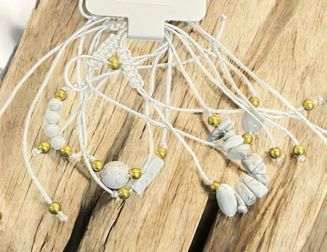 Bracelets en pierres naturelles : (34) Calme • Patience • Sérénité 