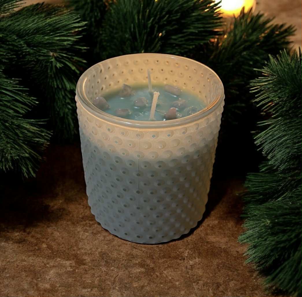 Bougie artisanale clarté, calme, énergie, harmonie, amour (Boug44)