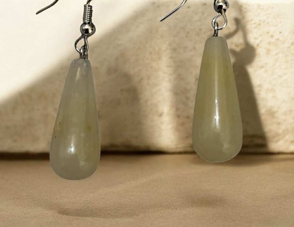 Boucles d'oreilles en pierres naturelles (102) Joie – Sérénité – Confiance – Équilibre émotionnel – Vitalité – Abondance – Optimisme – Harmonie – Chance