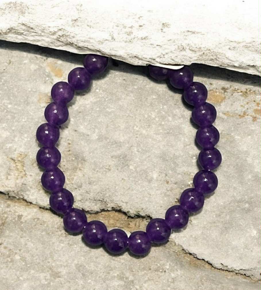 Bracelet en pierres naturelles (139) Apaisement – Sérénité – Intuition – Protection – Clarté mentale – Spiritualité – Équilibre – Méditation – Sagesse