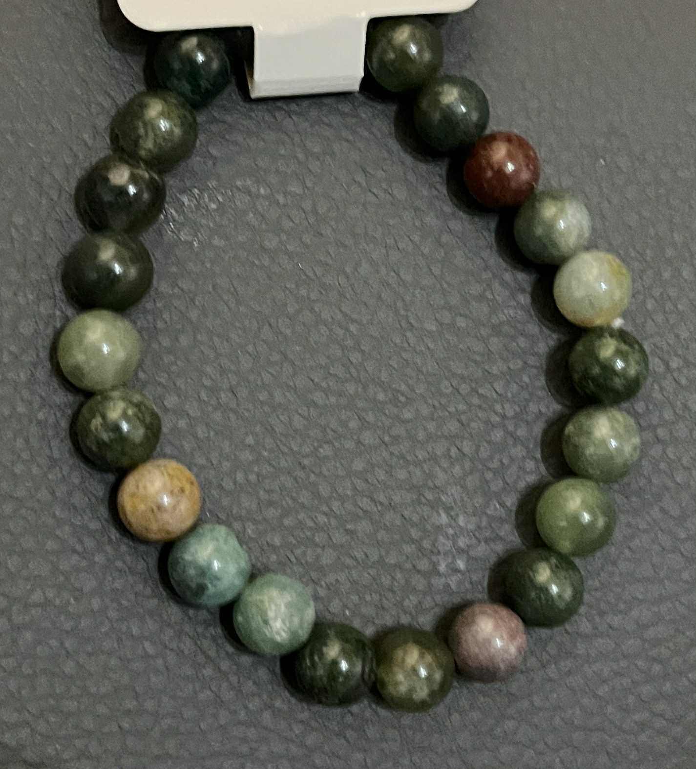 Bracelet en pierres naturelles (95) Énergie – Vitalité – Ancrage – Protection – Sérénité – Confiance – Équilibre émotionnel – Force intérieure – Créativité