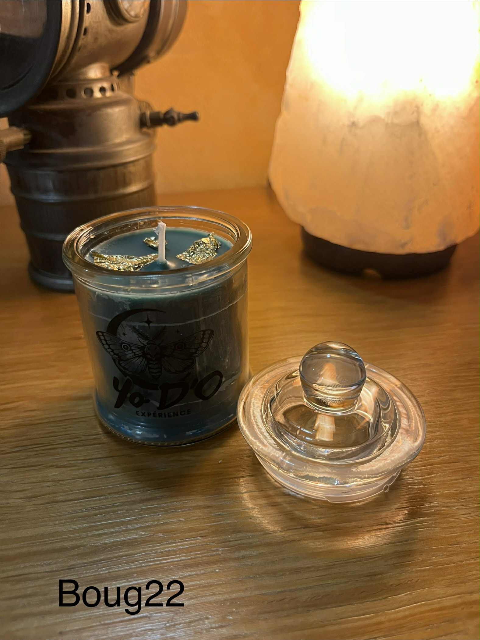 Bougie artisanale calme, clarté, énergie et harmonie (Boug22)