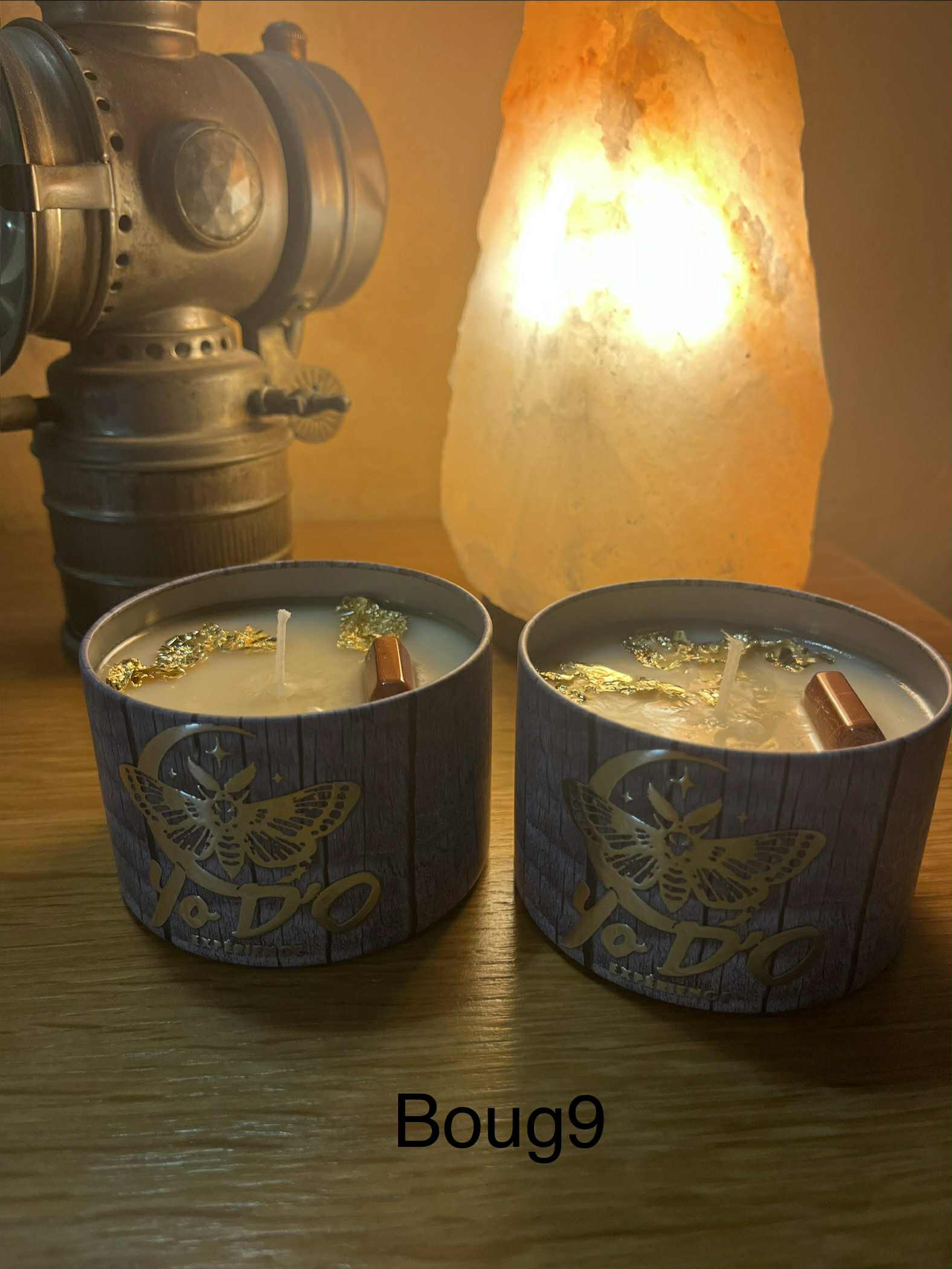 Bougies artisanales vitalité, calme, force et sérénité (Boug9)