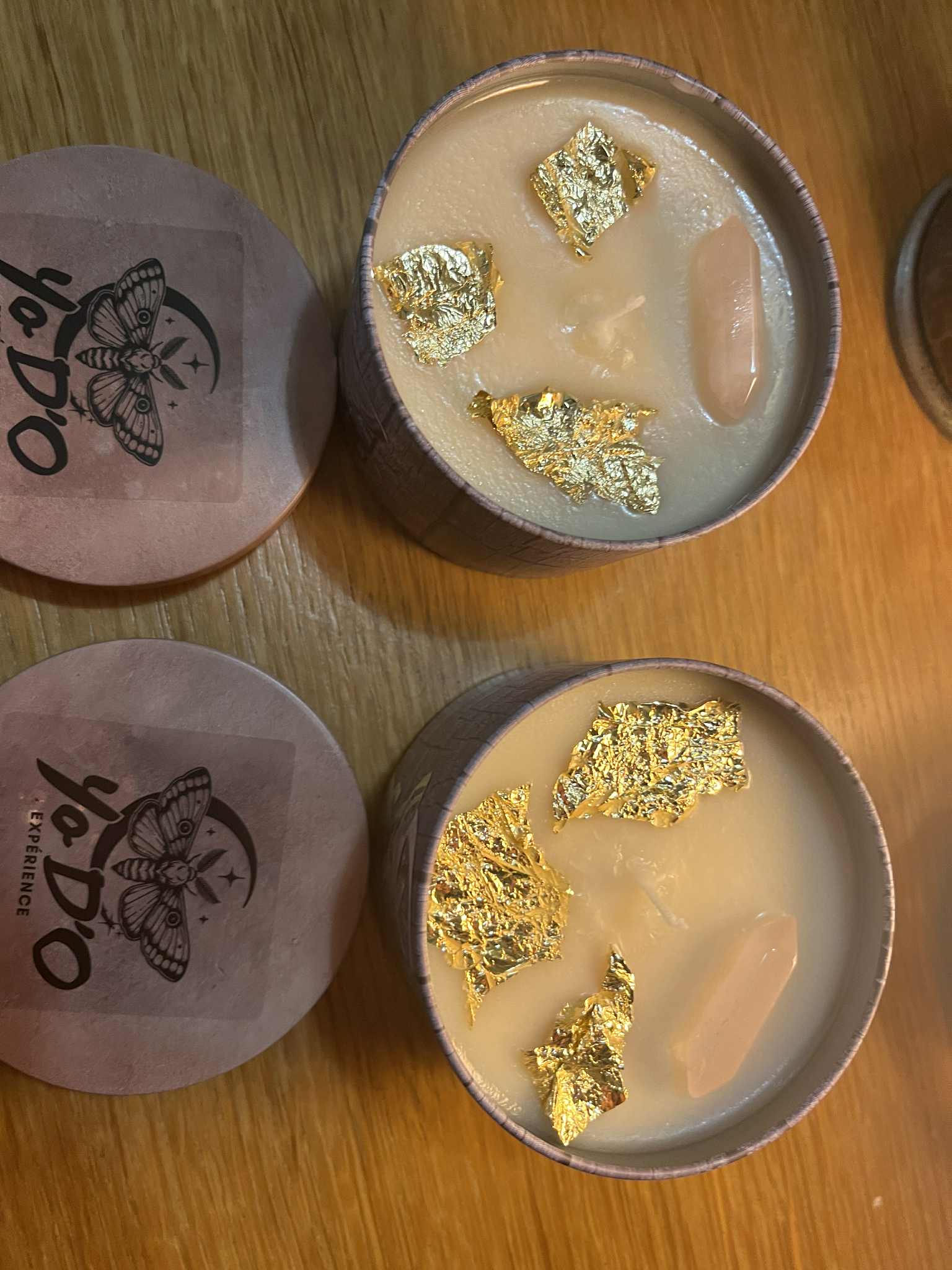 Bougies artisanales sérénité tropicale, féminité, amour, sensualité et bien-être (Boug10)