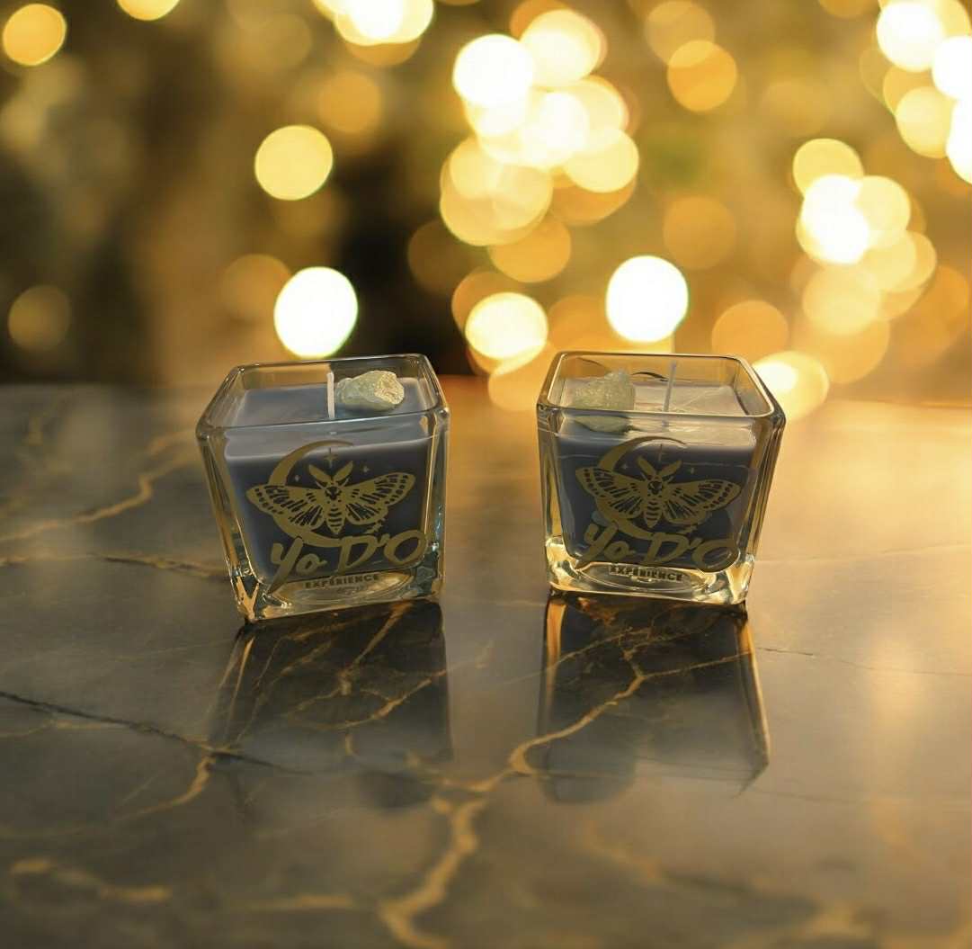Bougies artisanales bien-être général, humeur positive, équilibre émotionnel, énergie positive, concentration et clarté mentale (Boug23)