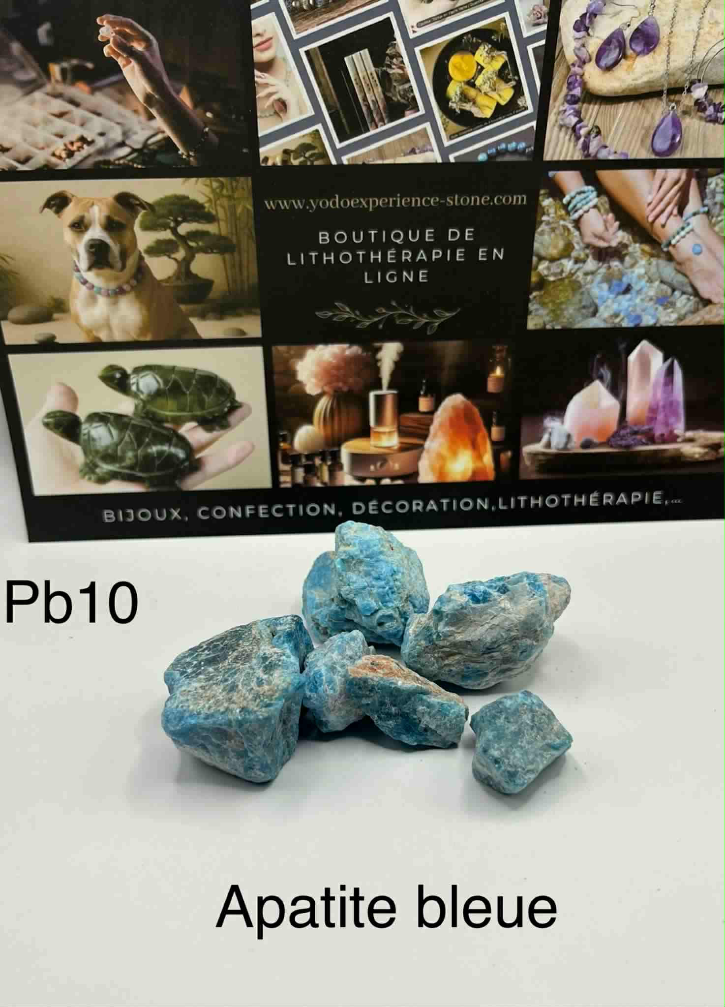 Apatite bleue (Pb10)