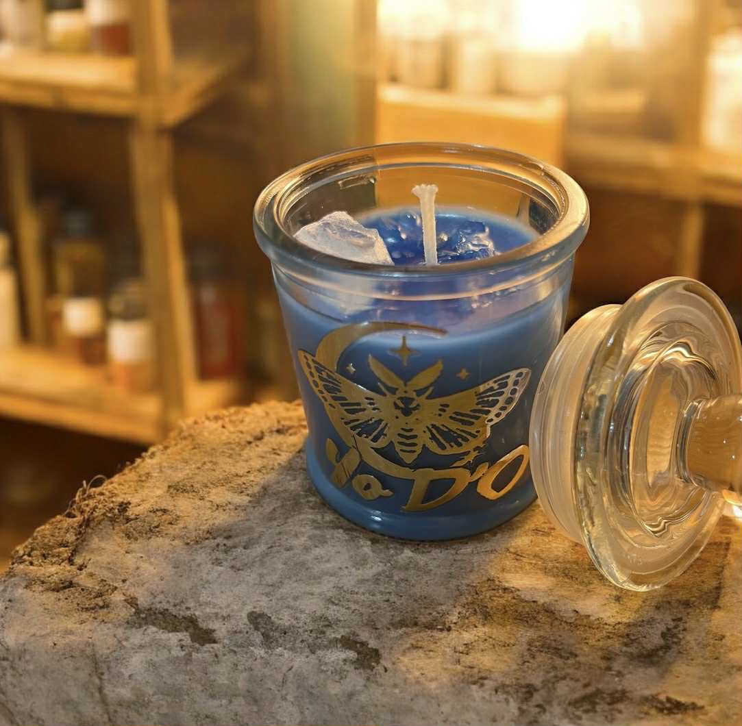 Bougie artisanale calme, clarté, énergie et harmonie (Boug37)