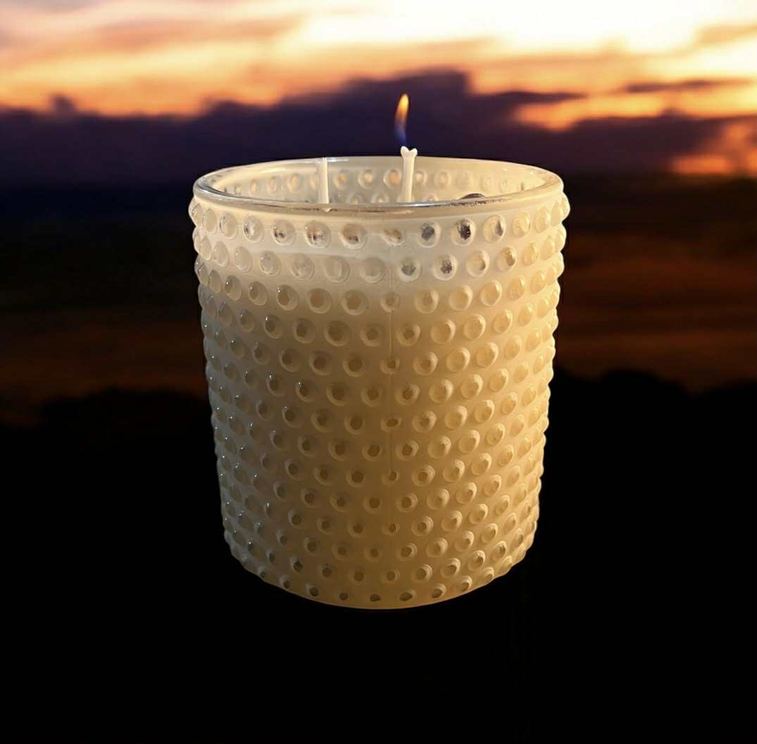 Bougie artisanale sommeil paisible, beauté et fragilité (Boug33)