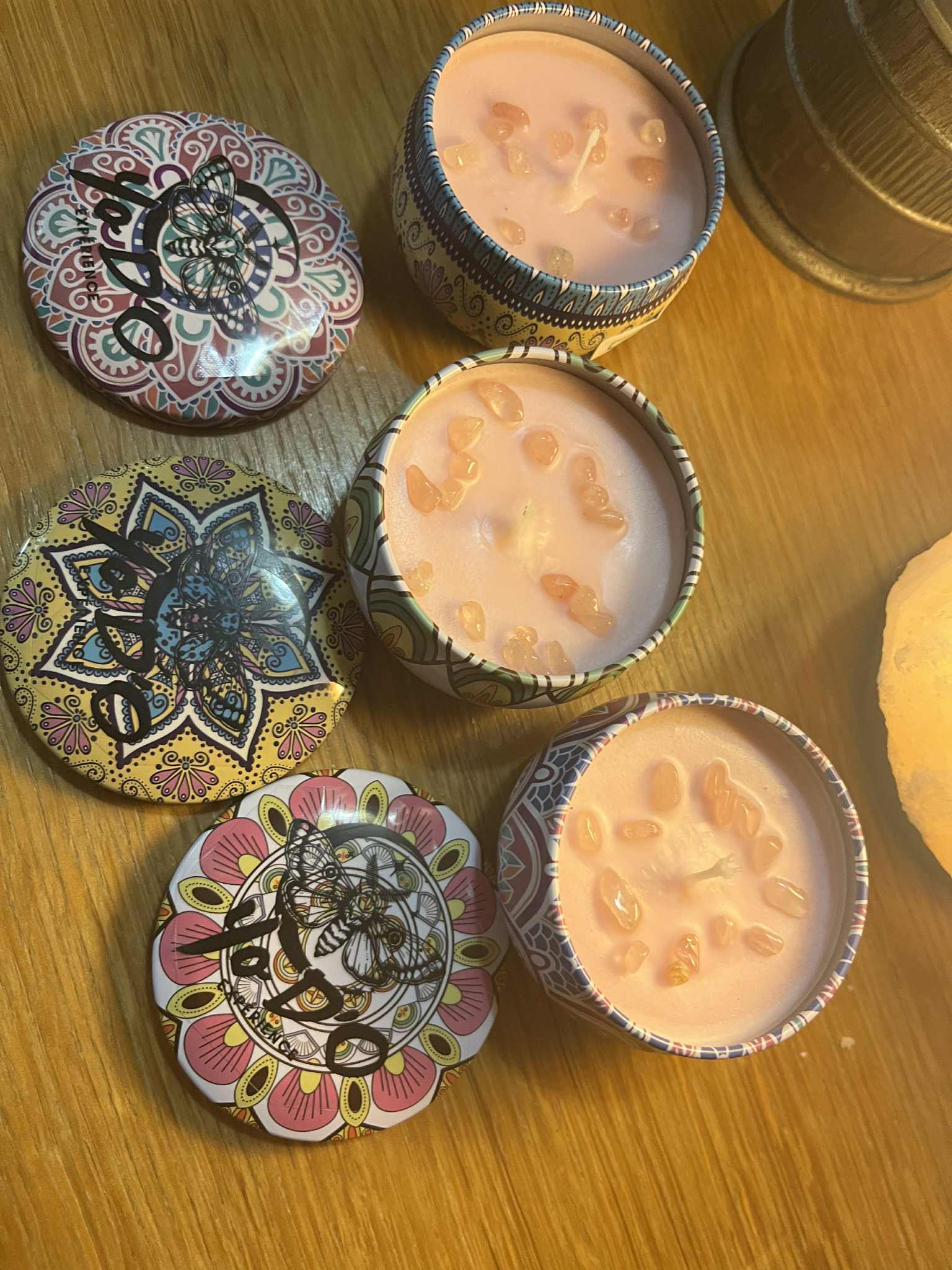 Bougies artisanales guérison profonde, paix intérieur et amour (Boug1)