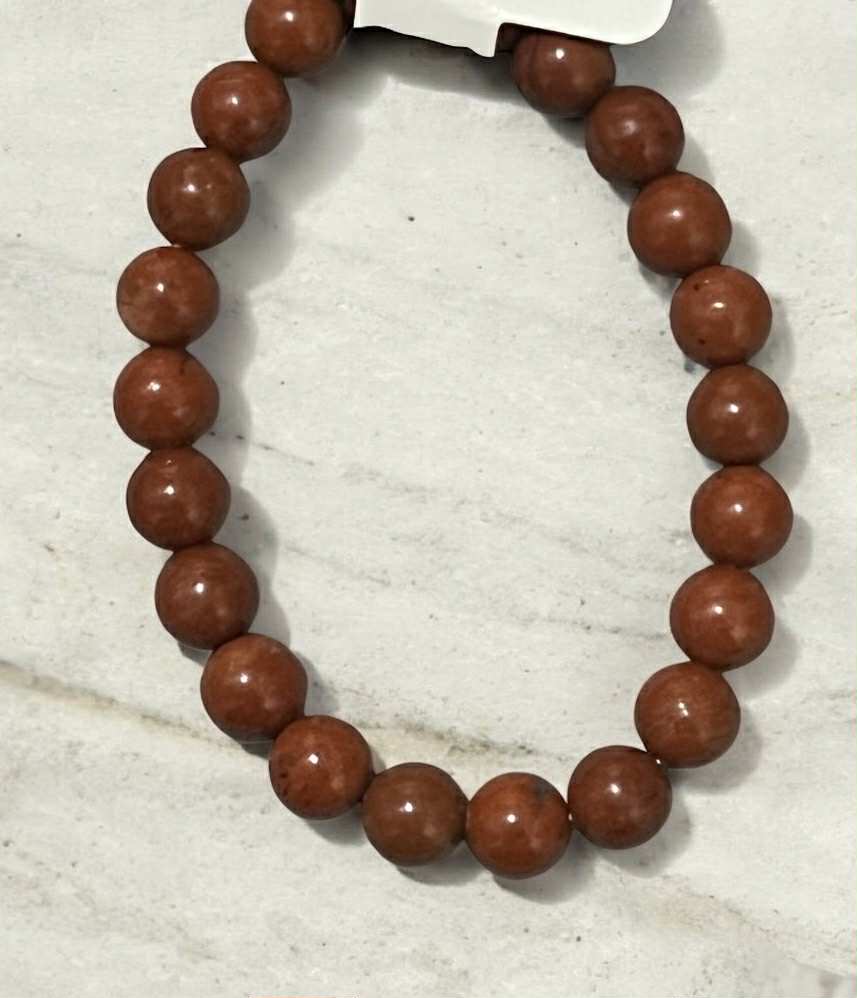 Bracelet en pierres naturelles (142) Ancrage – Vitalité – Force – Courage – Stabilité – Énergie – Protection – Confiance – Endurance