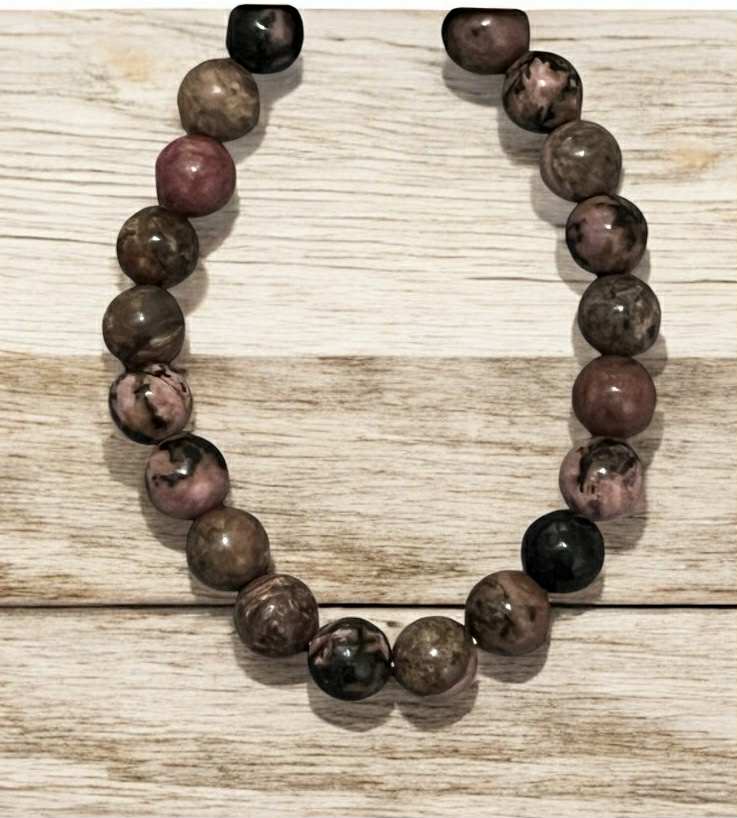 Bracelet en pierres naturelles (135) Guérison émotionnelle – Apaisement – Amour – Pardon – Équilibre – Confiance – Compassion – Protection – Reconstruction