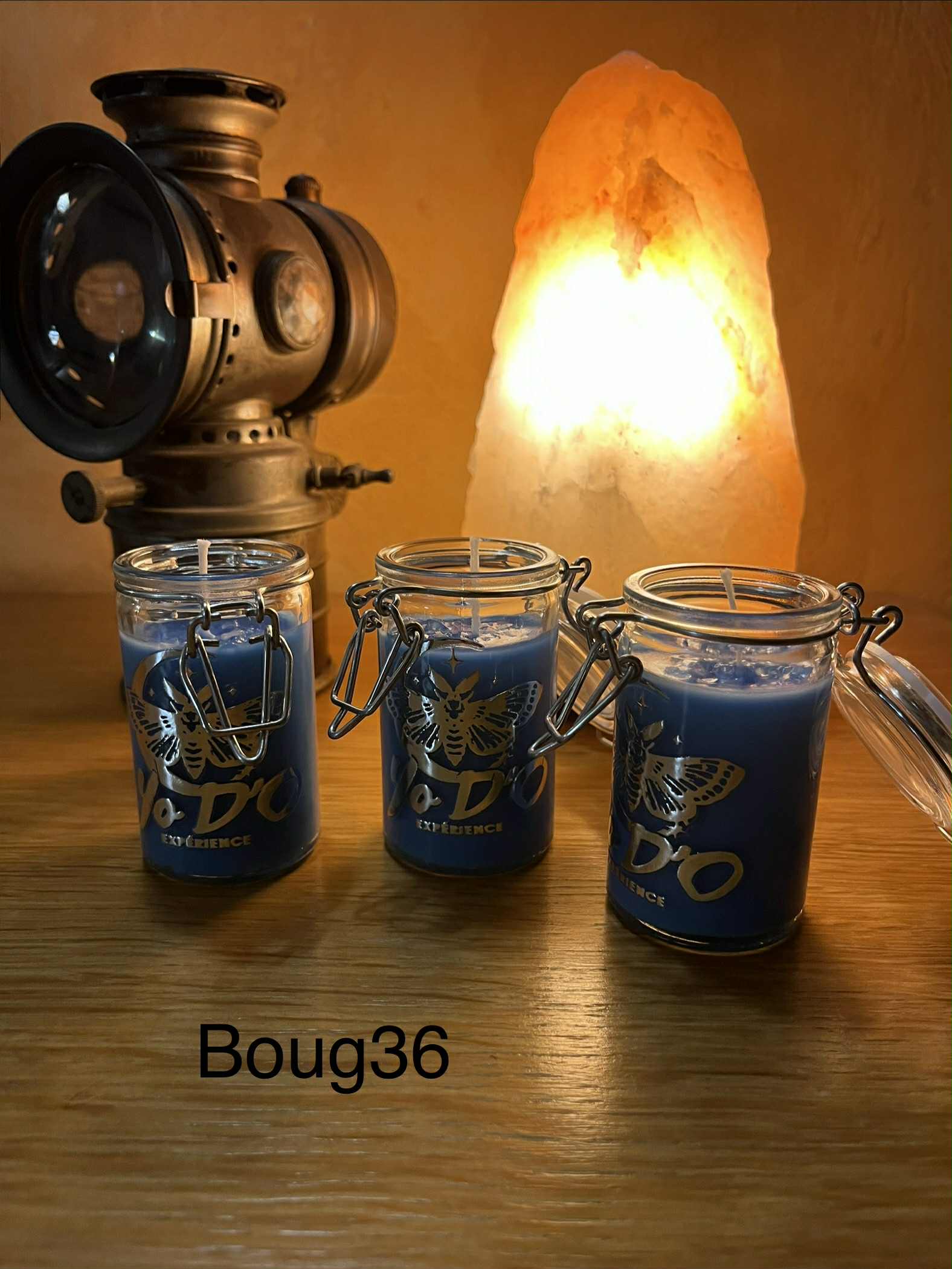 Bougies artisanales clarté, calme, énergie et harmonie (Boug36) 