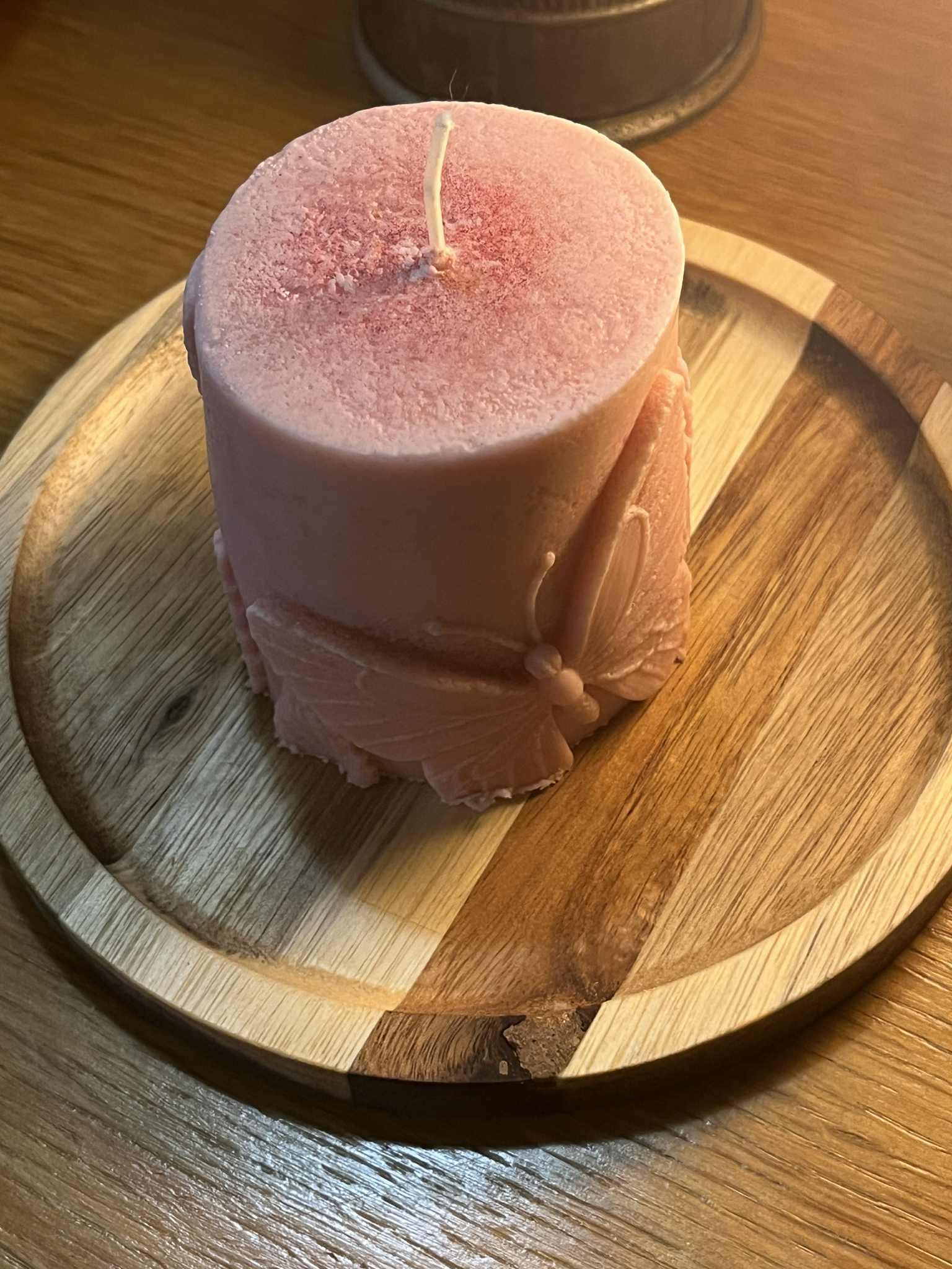 Bougie artisanale pureté, nouveau départ, féminité, effets apaisants et amélioration de l'humeur (Boug4)