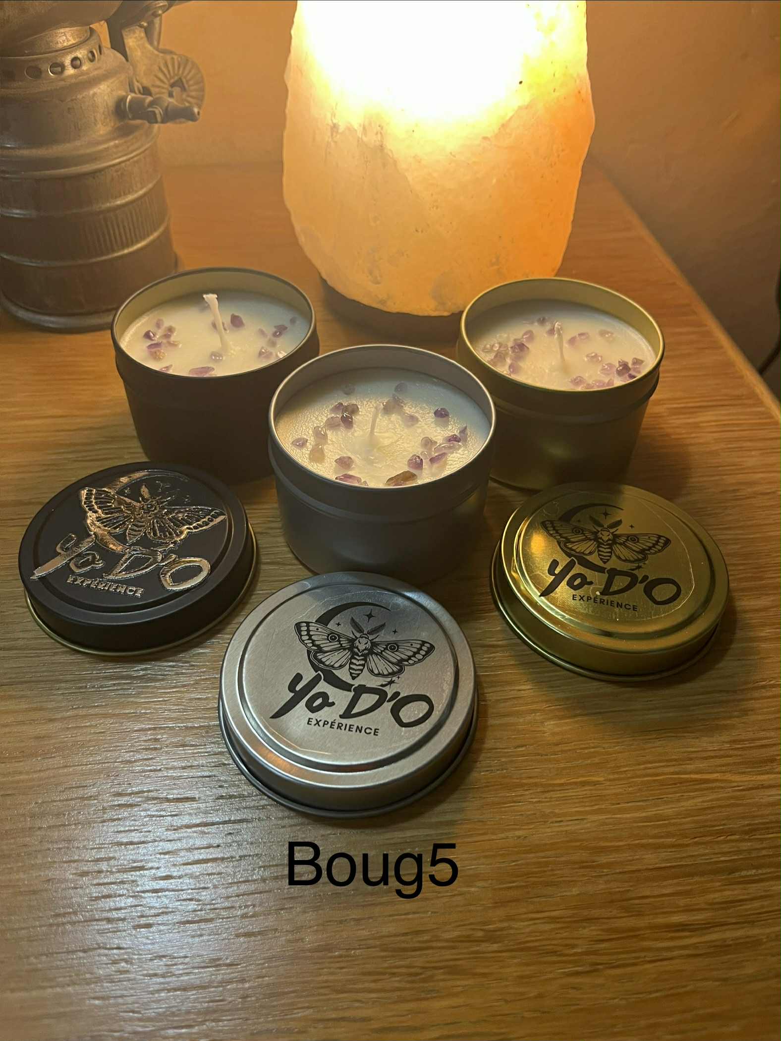 Bougies artisanales sommeil paisible, beauté et fragilité (Boug5)
