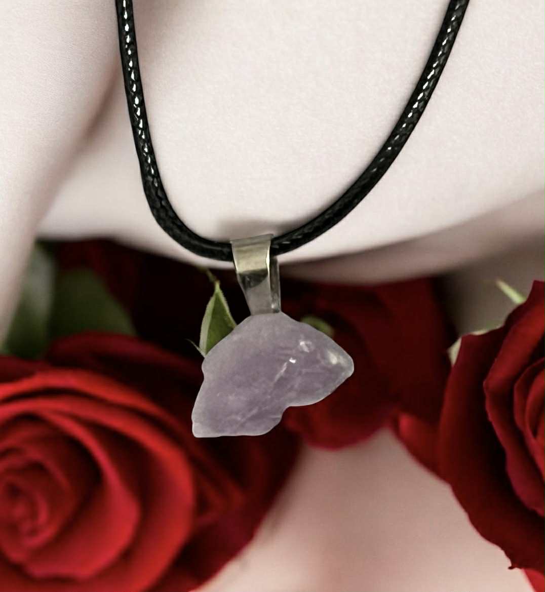 Collier avec pierre naturelle  (70) Apaisement – Sérénité – Intuition – Protection – Équilibre émotionnel – Clarté mentale – Spiritualité – Sagesse – Calme intérieur