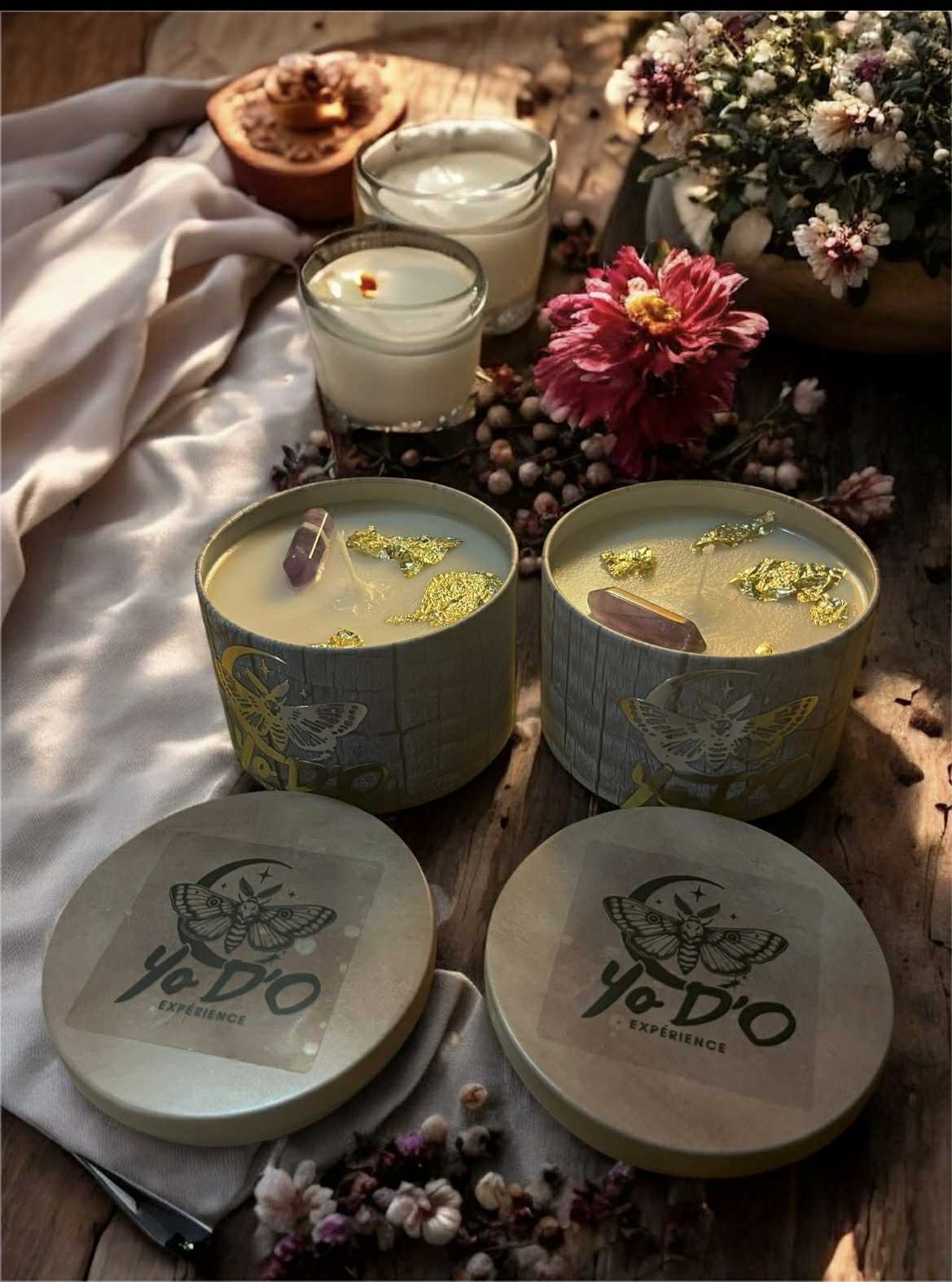Bougies artisanales douce évasion, sérénité, apaisement et détente (Boug11)