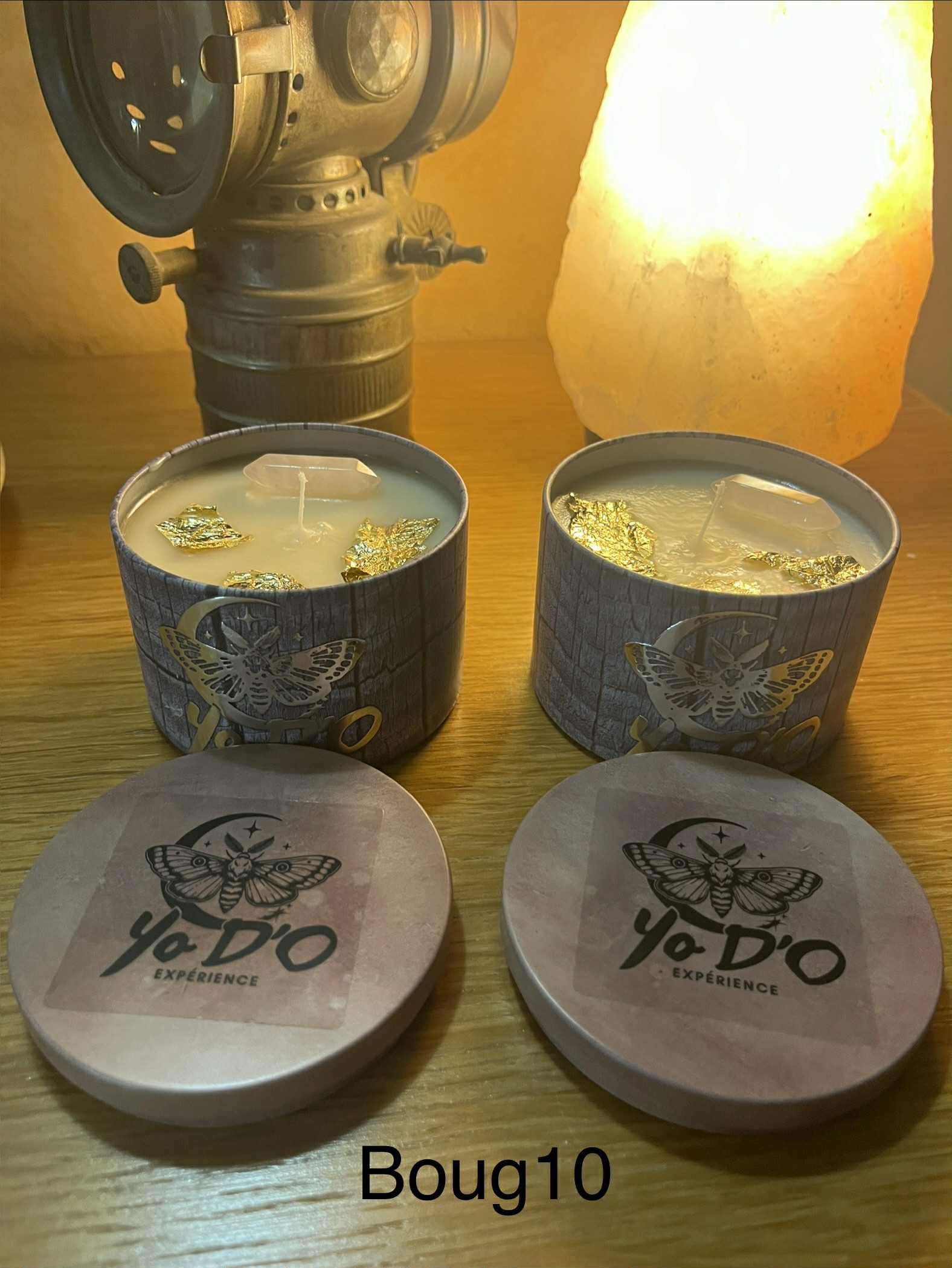 Bougies artisanales sérénité tropicale, féminité, amour, sensualité et bien-être (Boug10)
