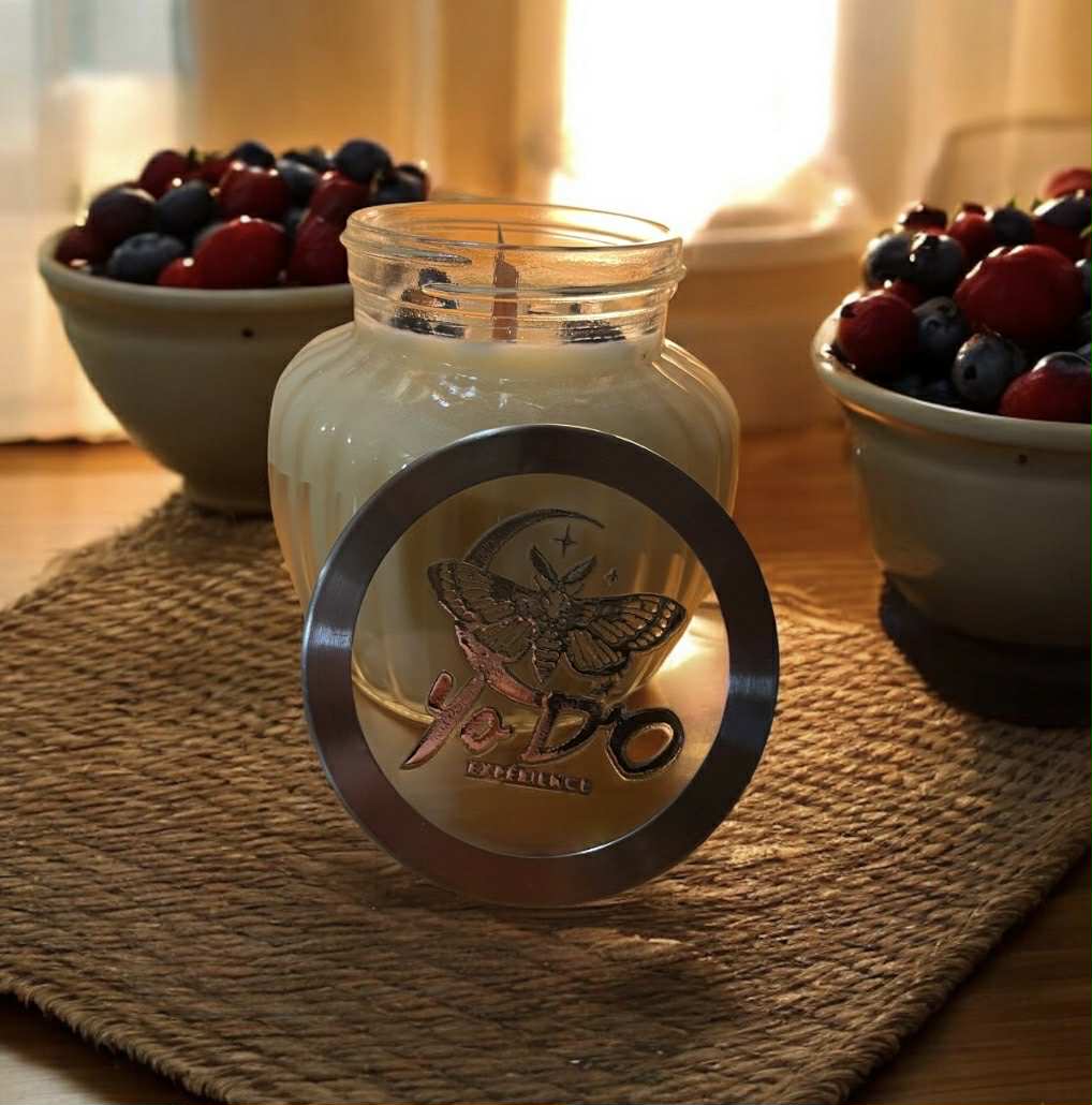 Bougie artisanale purification, élimine les énergies stagnantes, protection (Boug49)