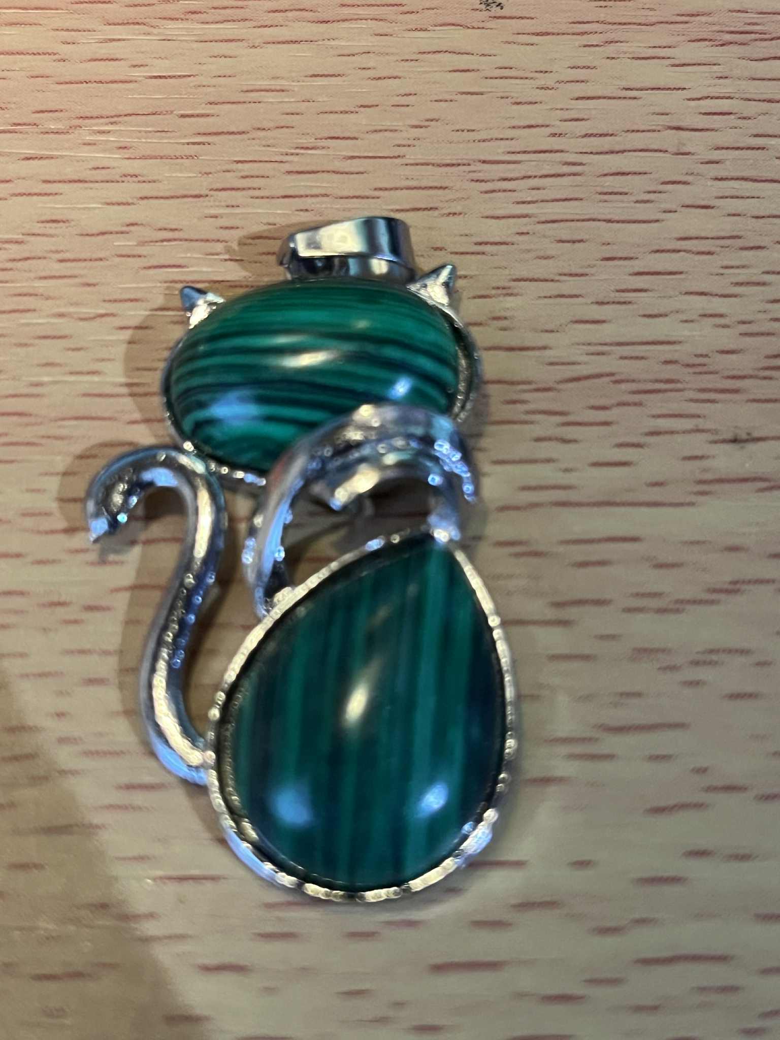 Collier Chat Pierre Naturelle (133)