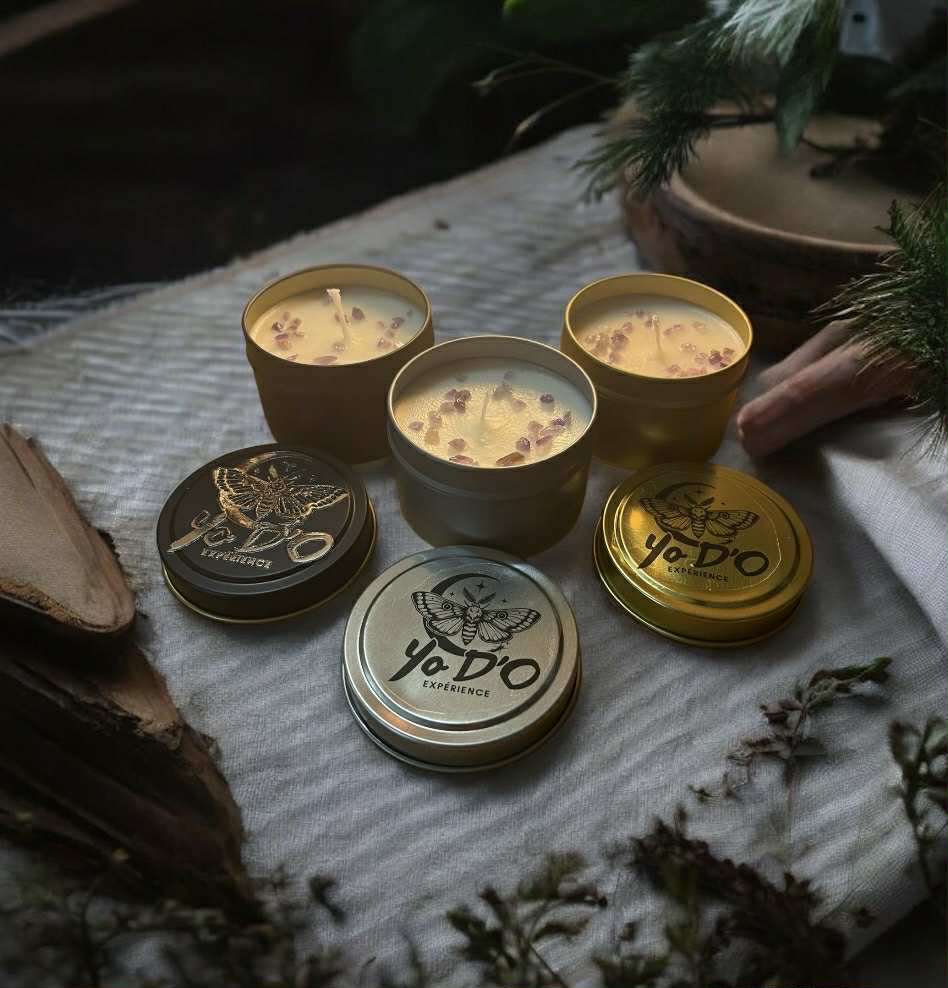 Bougies artisanales sommeil paisible, beauté et fragilité (Boug5)