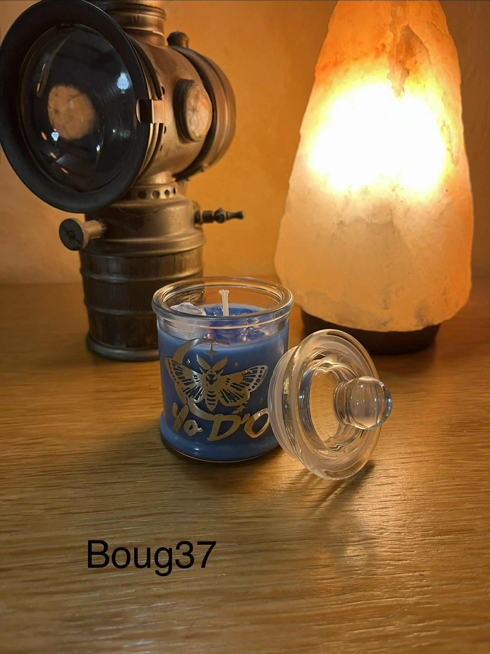 Bougie artisanale calme, clarté, énergie et harmonie (Boug37) 